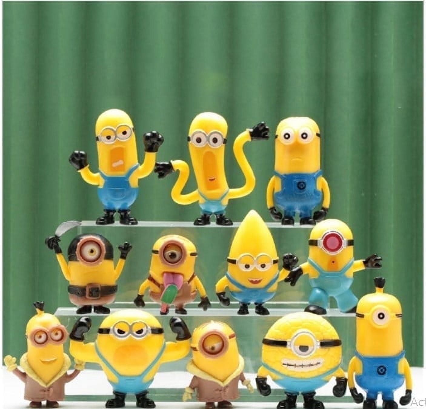 12pcs PVC For Kids MiniToy Birthday Gift Minions Models Cake Décor, Style B 12pcs PVC For Kids MiniToy Birthday Gift Minions Models Cake Décor, Style B