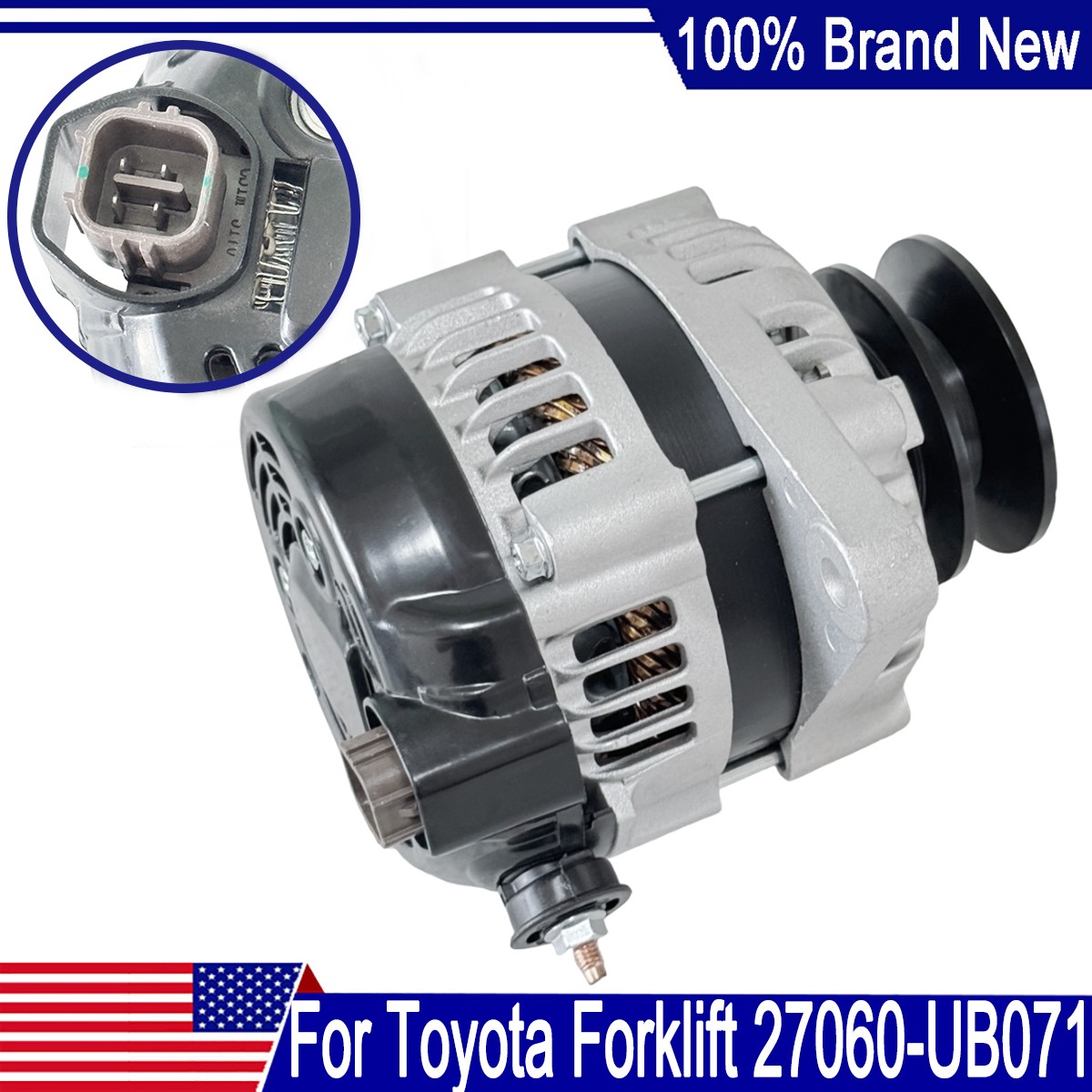 NEW Alternator Fits For Toyota Forklift Rlacement  27060-UB071 27060UB071