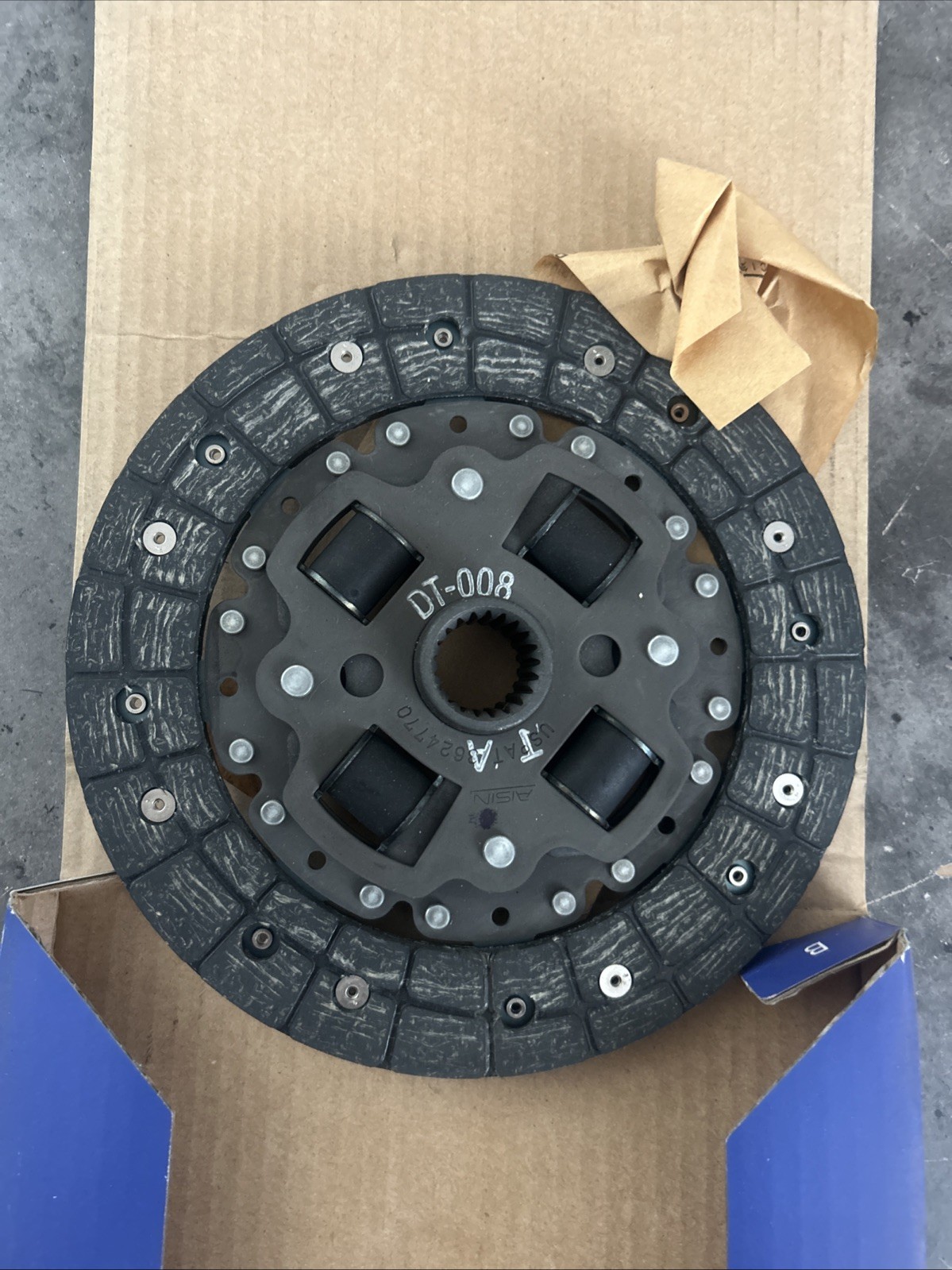 NOS AISIN Japan Clutch Disc DT-008 Fits Toyota Corolla Tercel Paseo 1.6L 21T