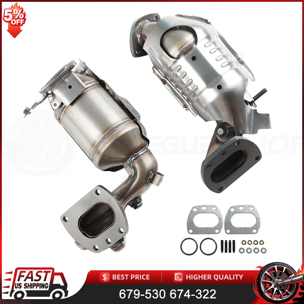 Fits 2017-2020 Toyota Sienna 3.5L Front Manifold Catalytic Converter Bank1 & 2 Fits 2017-2020 Toyota Sienna 3.5L Front Manifold Catalytic Converter Bank1 & 2