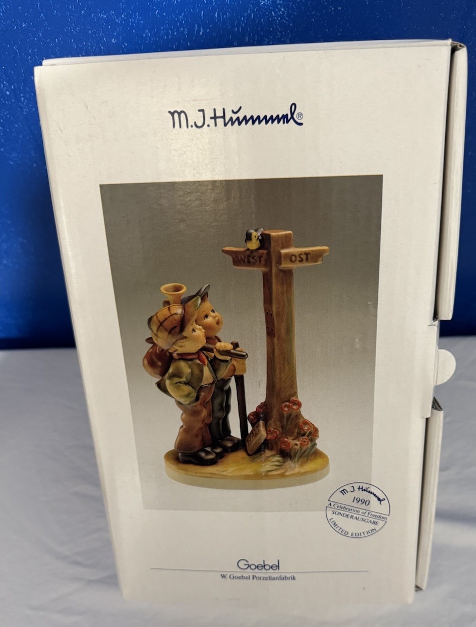 1990 Goebel Hummel CROSSROADS #331 Figurine COA and Box 1990 Goebel Hummel CROSSROADS #331 Figurine COA and Box