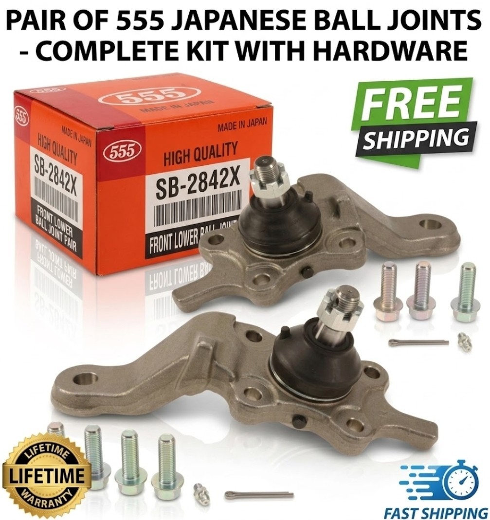 2 OEM 555 Front Left+Right Lower Ball Joints for Toyota 4Runner Sequoia Tundra