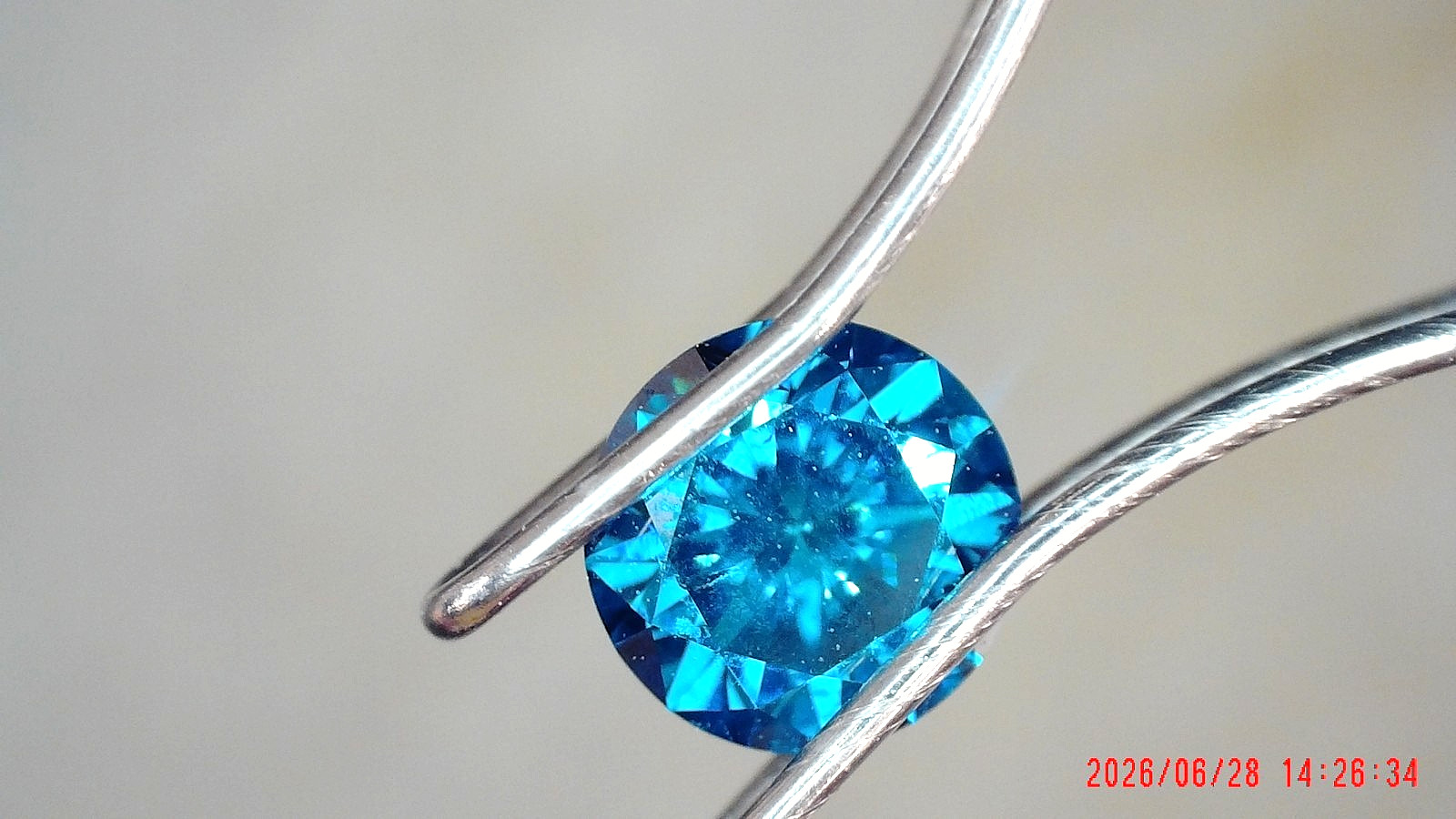 SI1 - .51ct - 4.89 x 3.07mm Fancy Blue Vivid Brilliant Cut Loose Natural Diamond