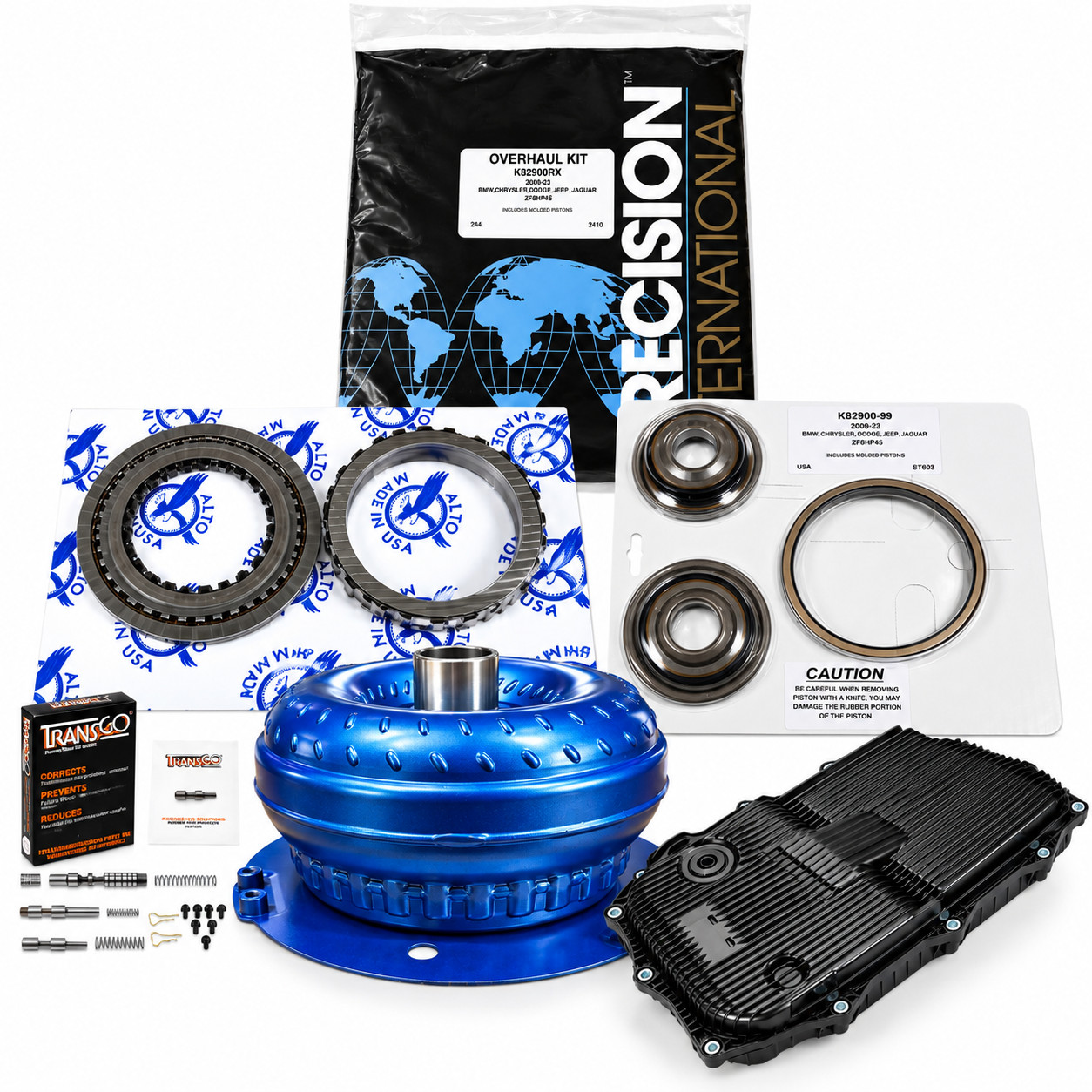 ZF8HP45 845RE 850RE 8HP50 Banner Rebuild Kit TransGo Shift Torque Converter