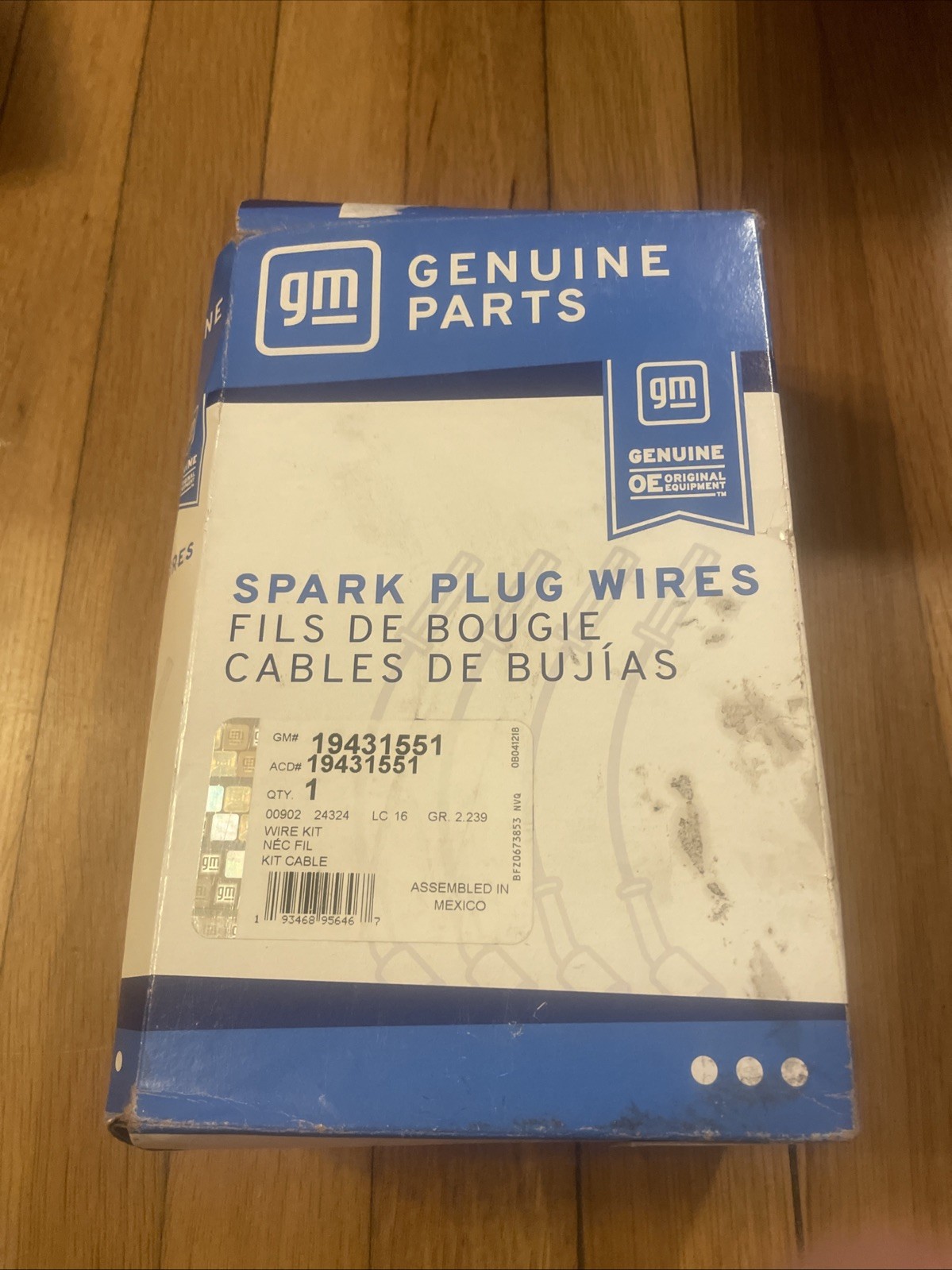 758EE AC Delco Spark Plug Wires Set of 8 New for Chevy Chevrolet Silverado 1500