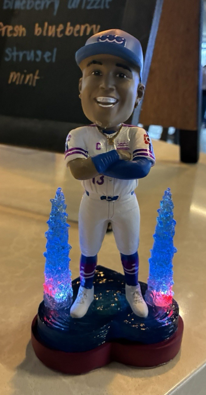 SALVADOR PEREZ KANSAS CITY ROYALS CITY CONNECT BOBBLEHEAD 9-25-26 SGA In Hand SALVADOR PEREZ KANSAS CITY ROYALS CITY CONNECT BOBBLEHEAD 9-25-26 SGA In Hand