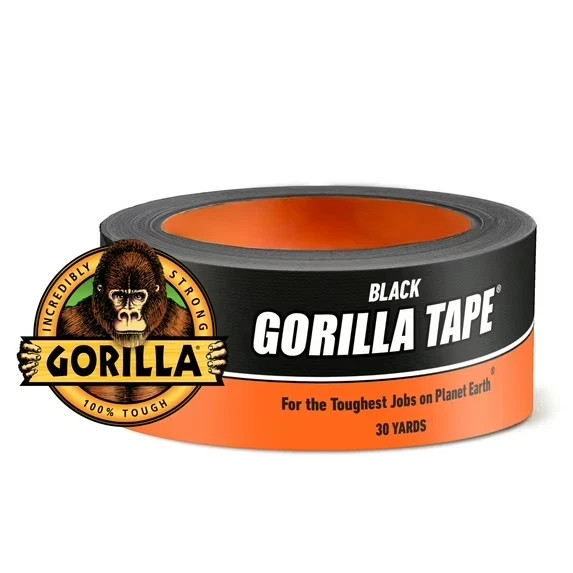 Gorilla 30 yard Black Tough Duct Tape Single Rroll, Pack of 1 Gorilla 30 yard Black Tough Duct Tape Single Rroll, Pack of 1