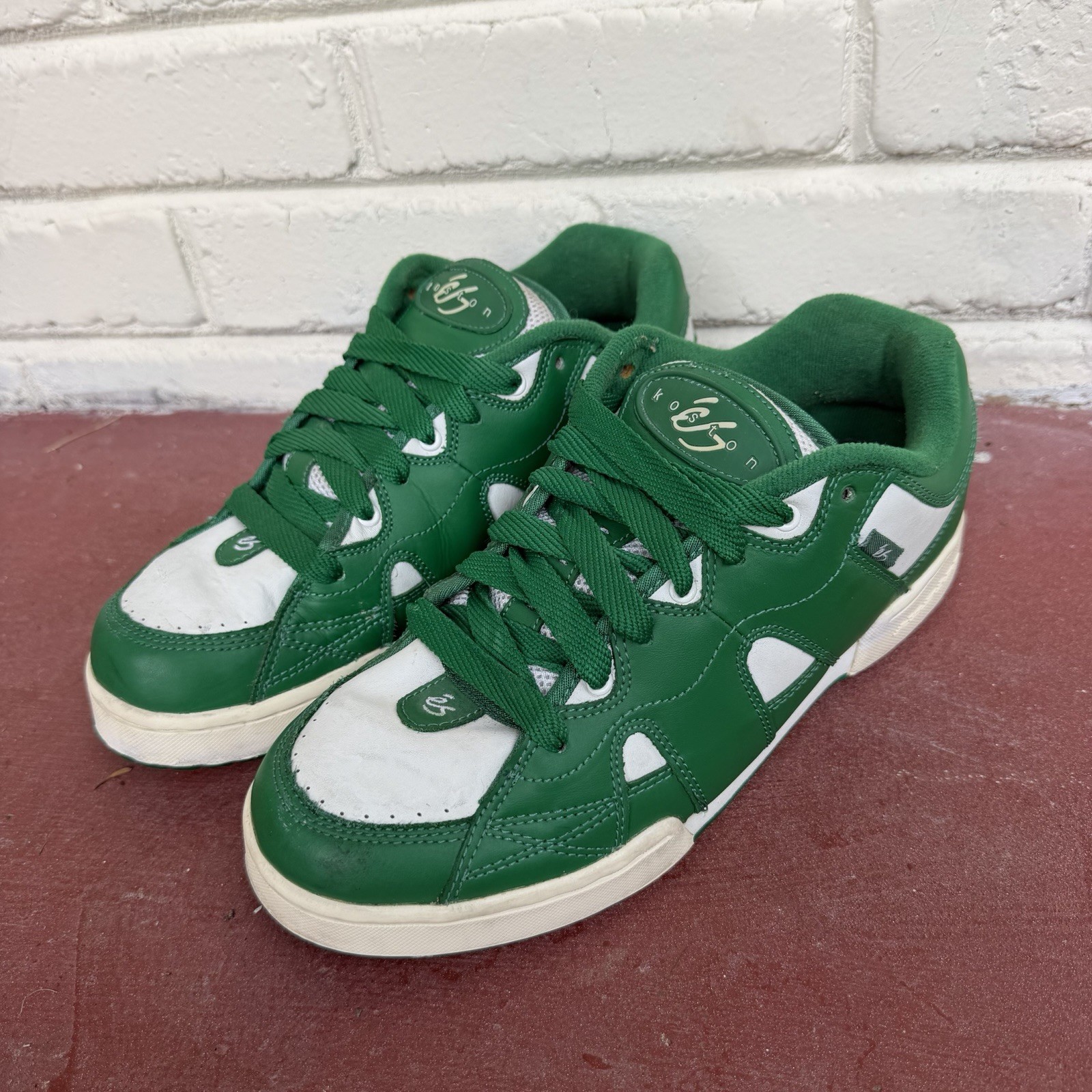 Es Koston 1 Green/White Size 10 2006 Vintage Skate Shoes perfect Condition OG Es Koston 1 Green/White Size 10 2006 Vintage Skate Shoes perfect Condition OG