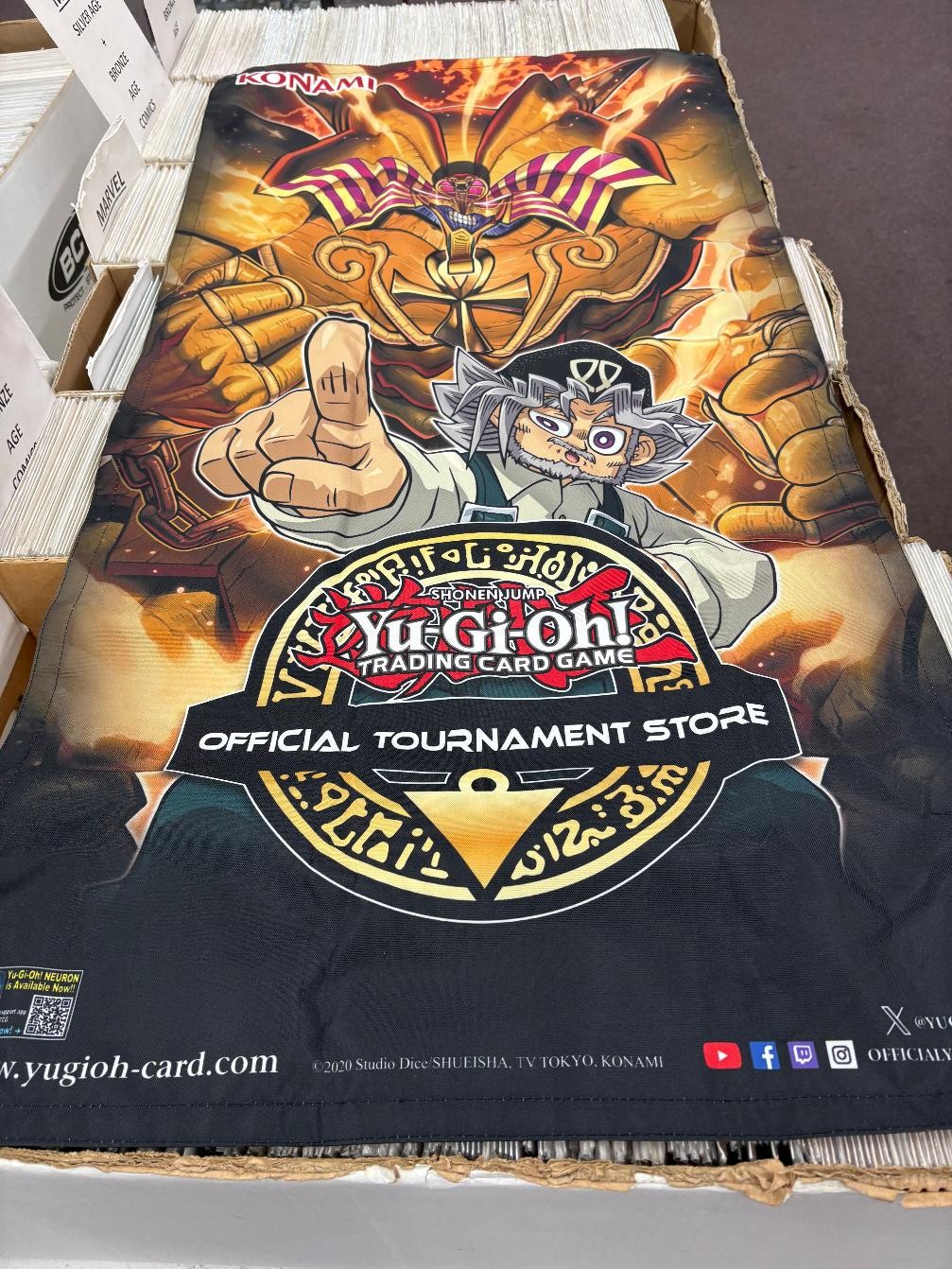 YuGiOh Exodia The Forbidden One OTS Banner 24in x 48in UNUSED NEW