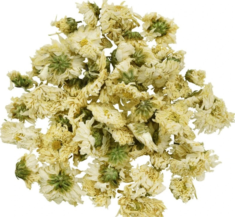 Organic Chrysanthemum Tai Ju Whole Golden Floral Tisane Petals Brew 4oz-1lb