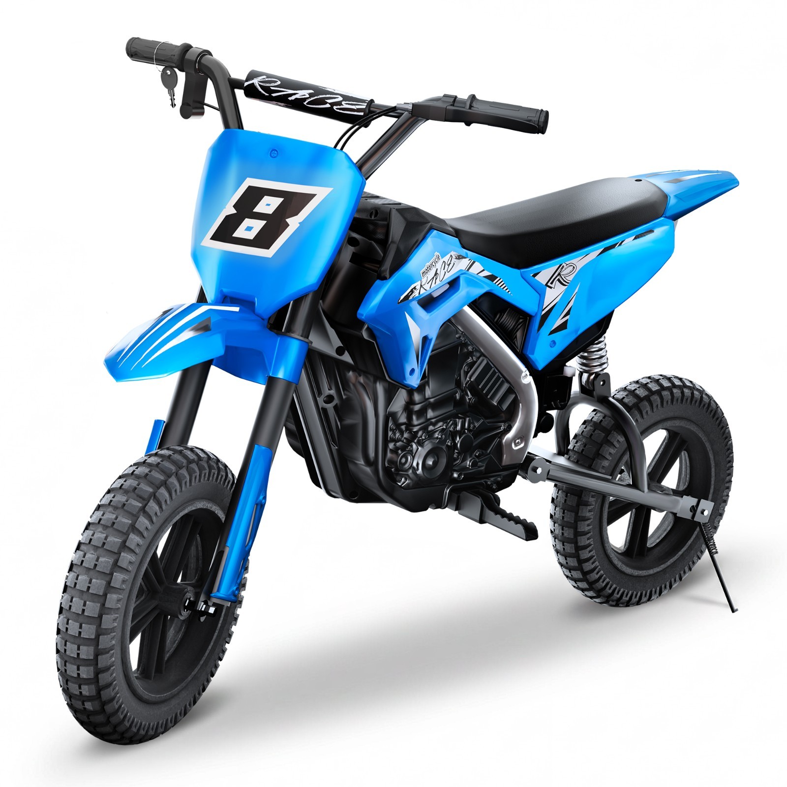 24V Kids Dirt Bike Electric Motorcycle Twist-grip 12mph Air Tires+Drum Brake
