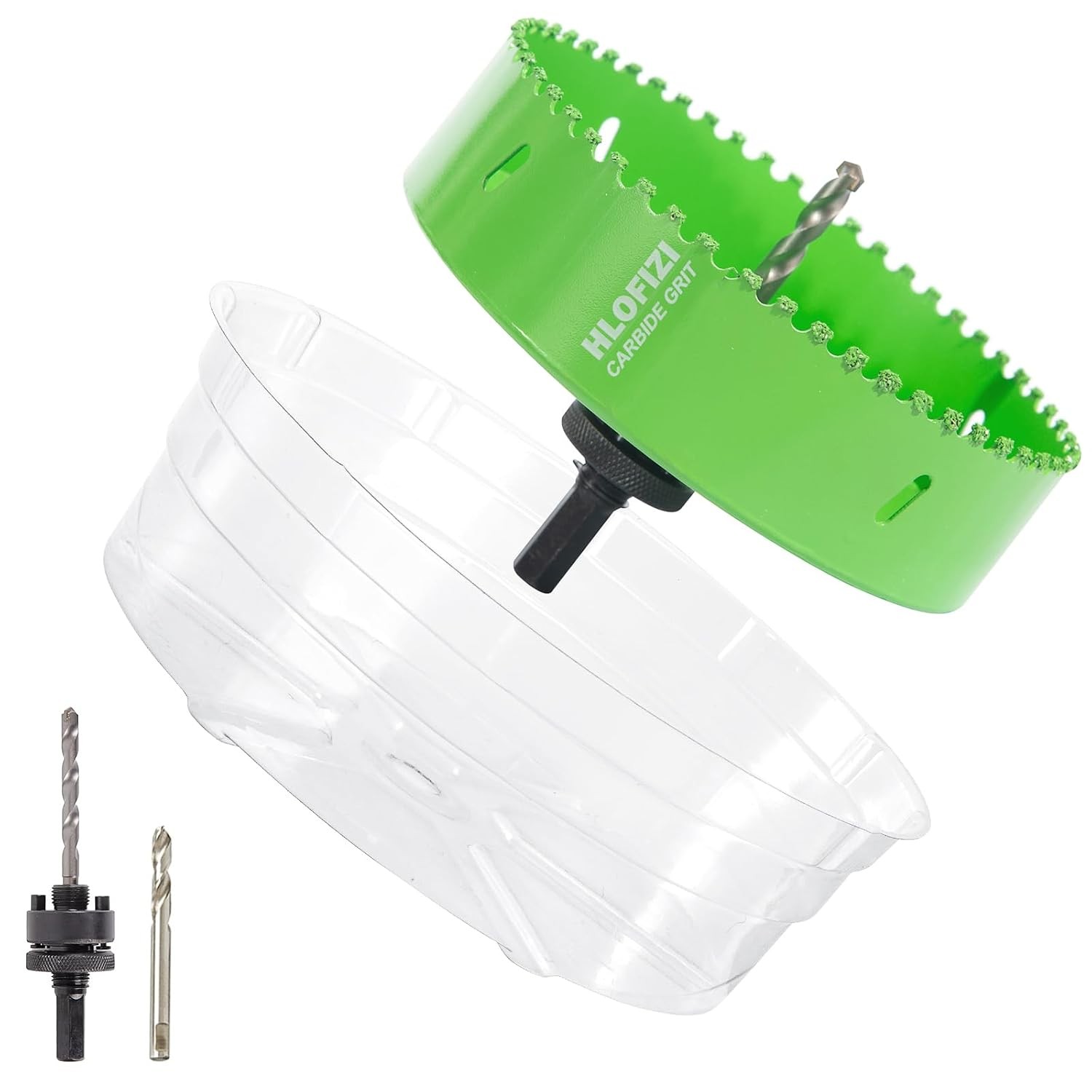 6-1/8 Inch Hole Saw, Carbide Grit, 6 Inch Recessed Lights, Dust Bowl