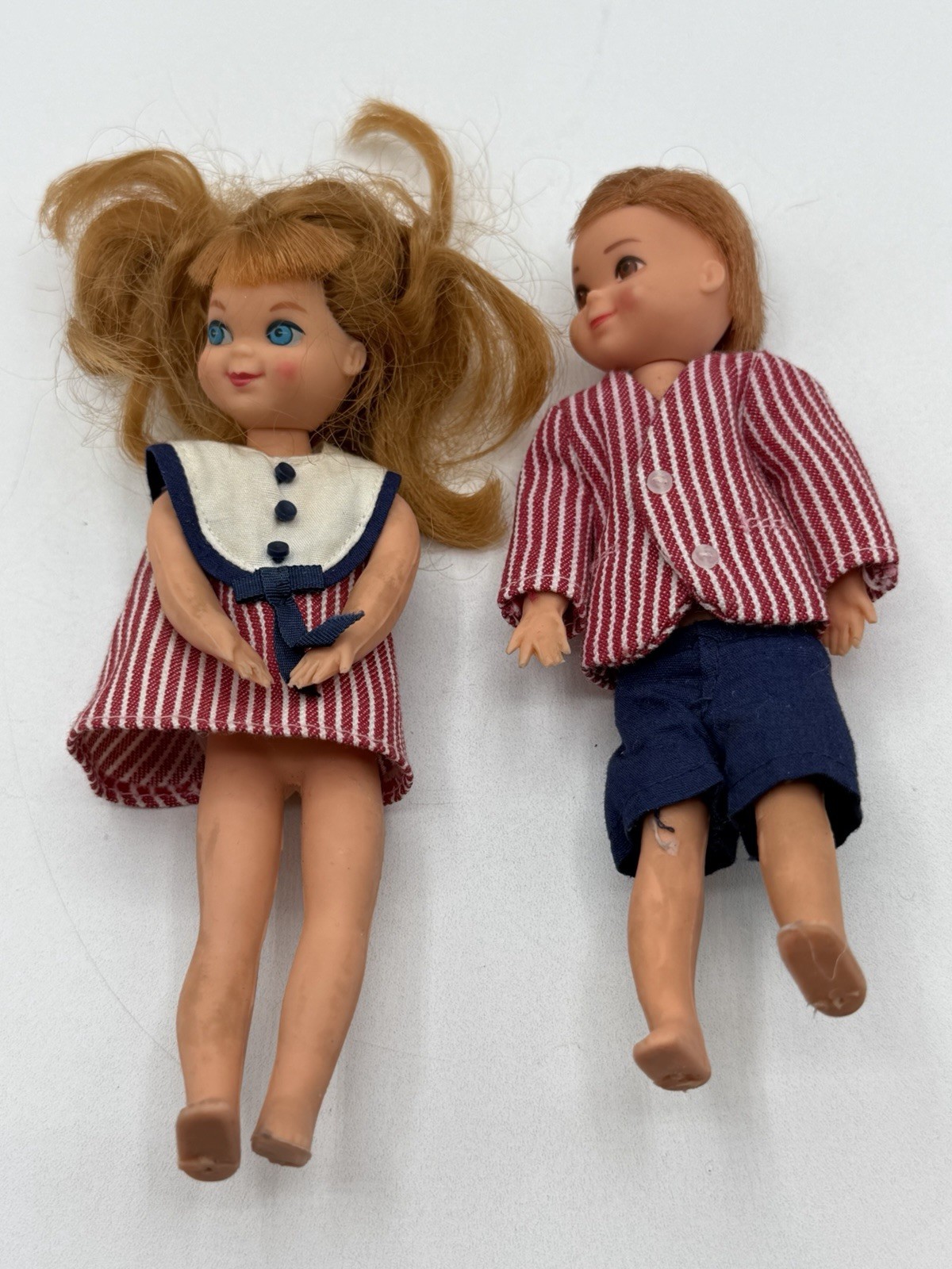 Vintage 1960\'s Tutti and Todd Dolls by Mattel Vintage 1960\'s Tutti and Todd Dolls by Mattel