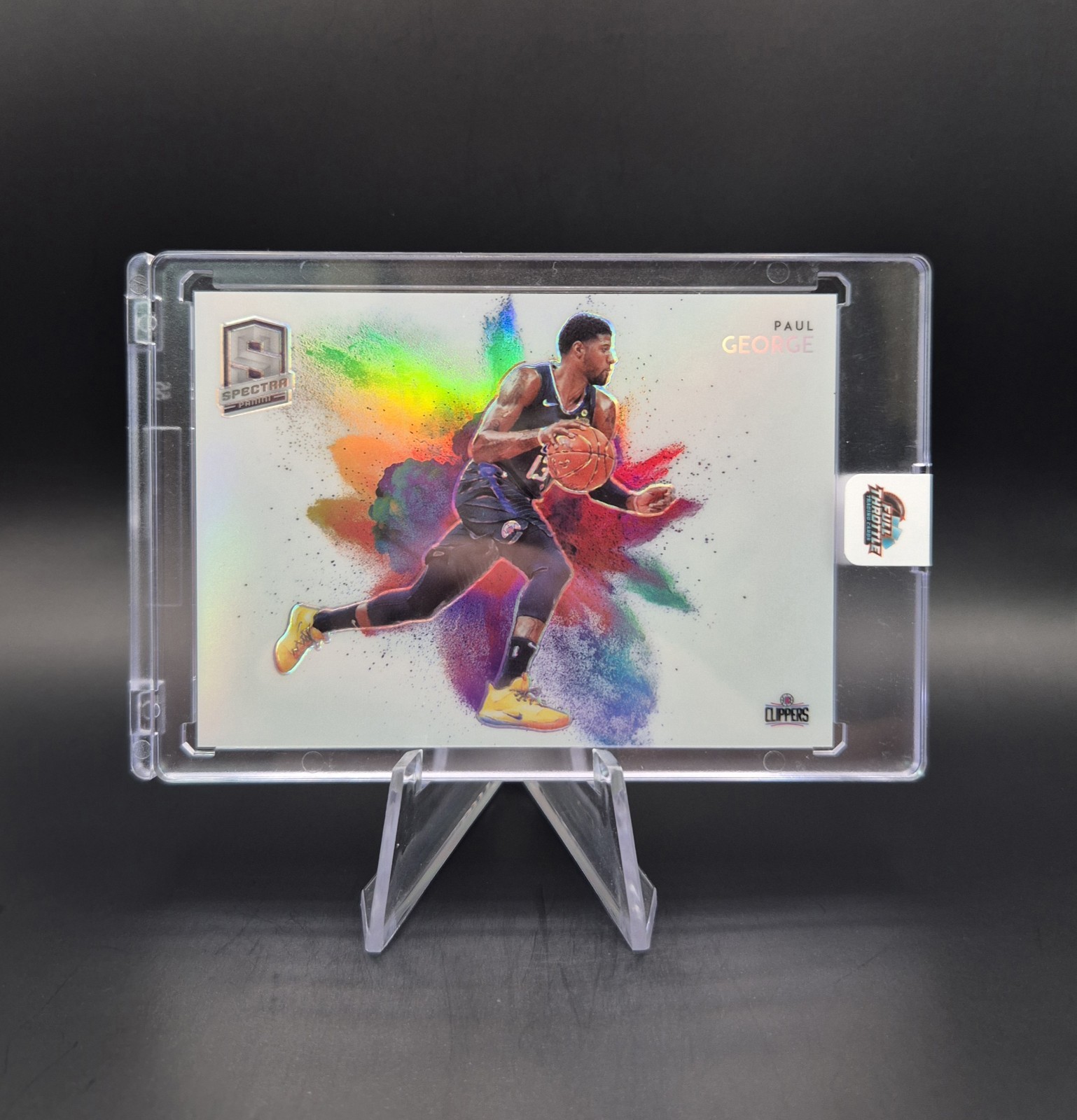 Paul George 2019-20 Panini Spectra Color Blast Prizm #18 SSP Paul George 2019-20 Panini Spectra Color Blast Prizm #18 SSP