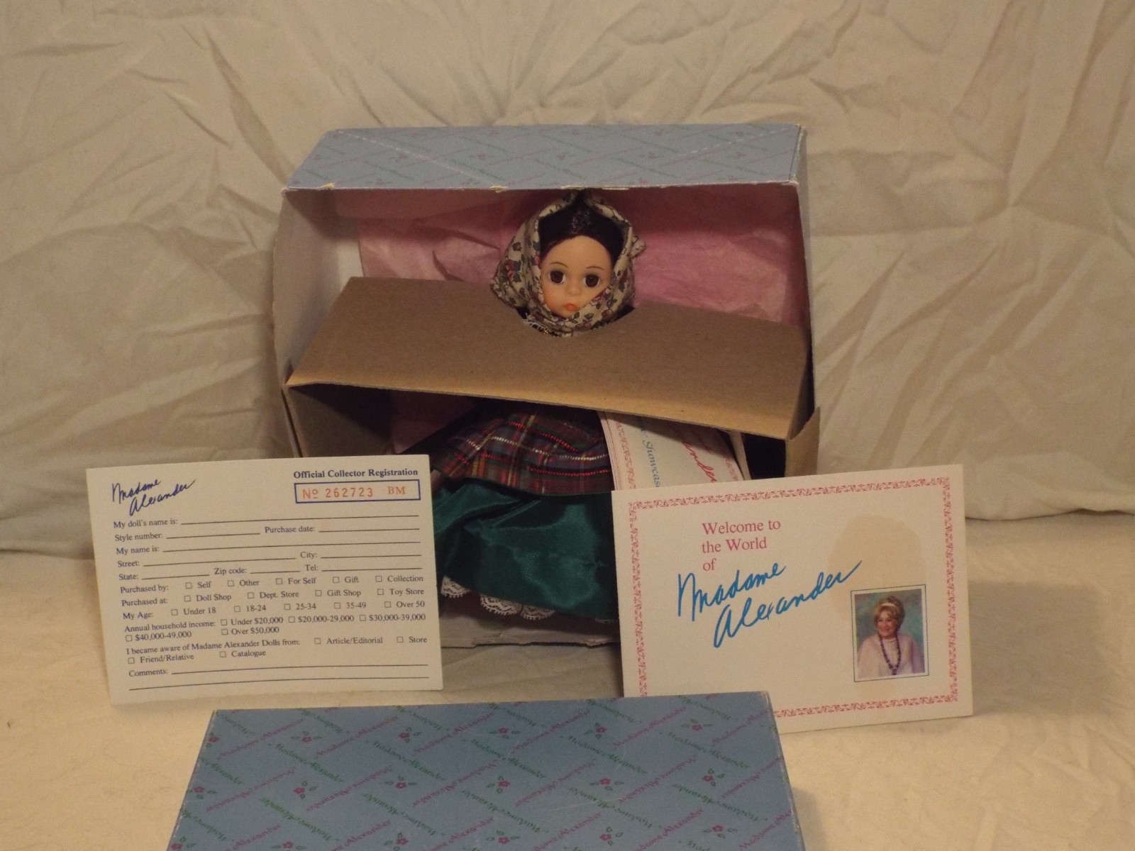 Vintage 1989 Madame Alexander Ibiza Doll #510 8” in Box W/ Tag