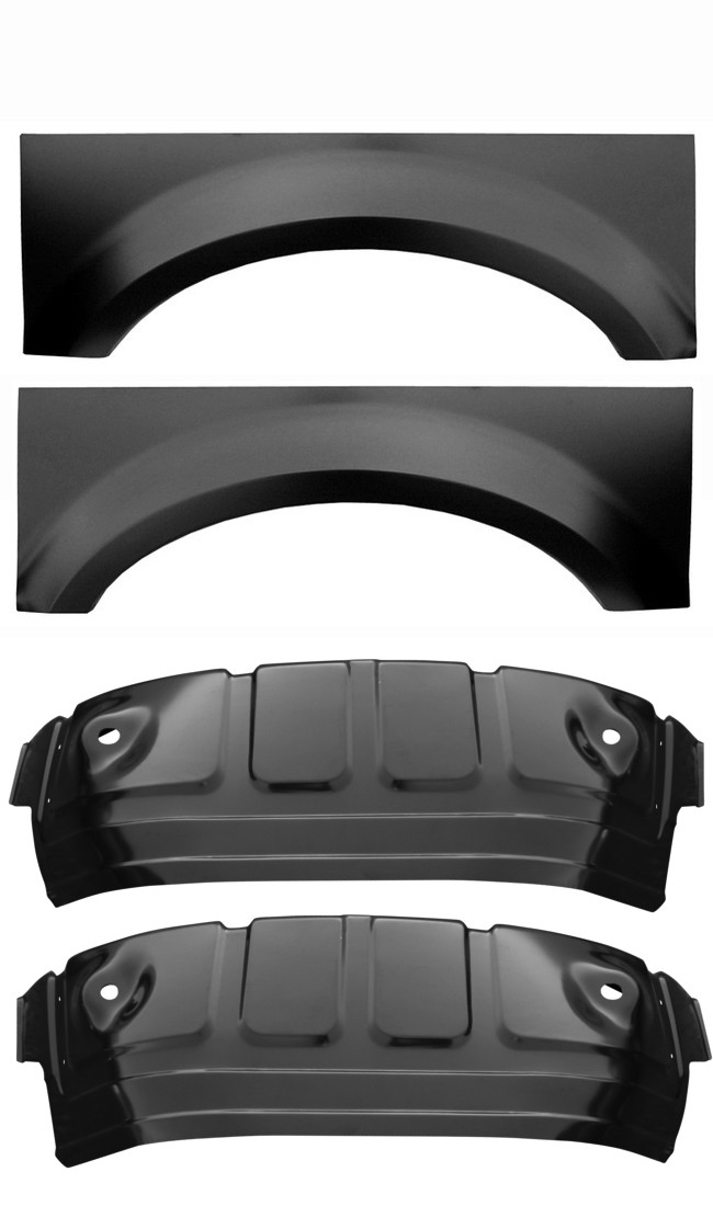 1999-2010 Super Duty 4Pc L&R Inner & Outer Wheel Arch Regular Super & Crew Cab
