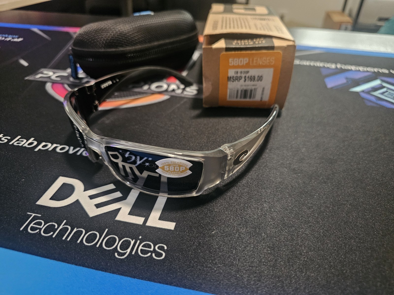 Costa Del Mar Corbina Pro silver frame copper silver mirror 580P glass polarized Costa Del Mar Corbina Pro silver frame copper silver mirror 580P glass polarized