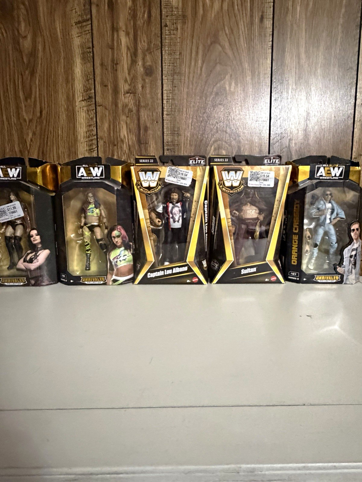 AEW WWE Legends Wrestling Action Figures Mixed lot