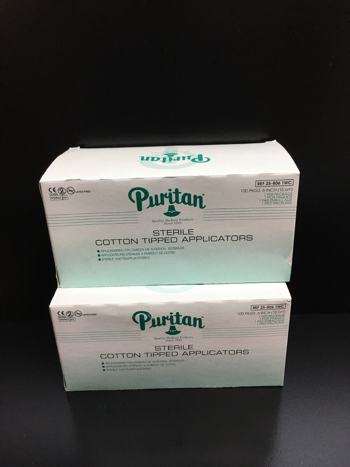 Puritan REF 25-806 1WC Sterile Cotton Tipped Applicators Lot 2 PKS Puritan REF 25-806 1WC Sterile Cotton Tipped Applicators Lot 2 PKS