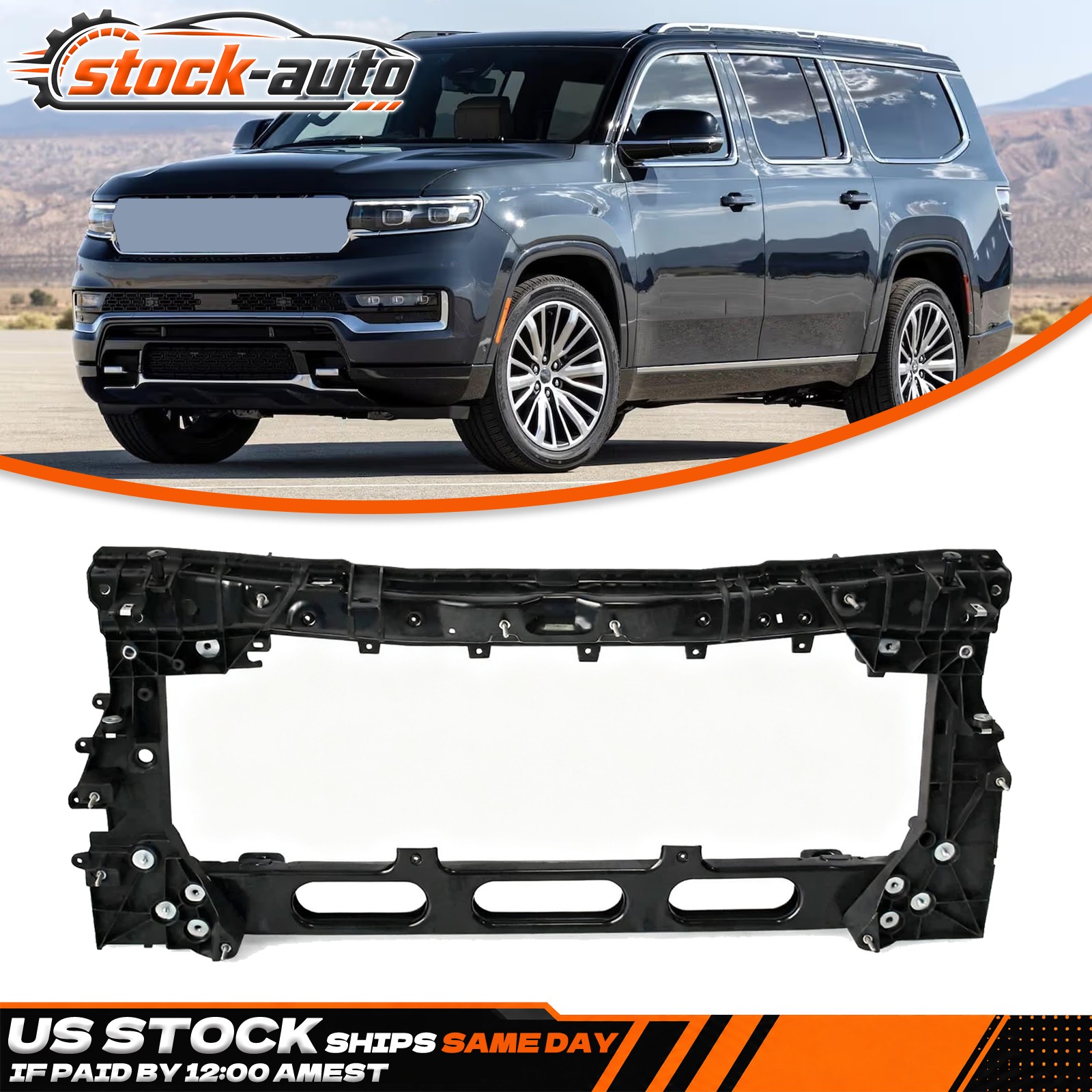 Radiator Support Core 68563708AA For Jeep Wagoneer Grand L 2023-2024