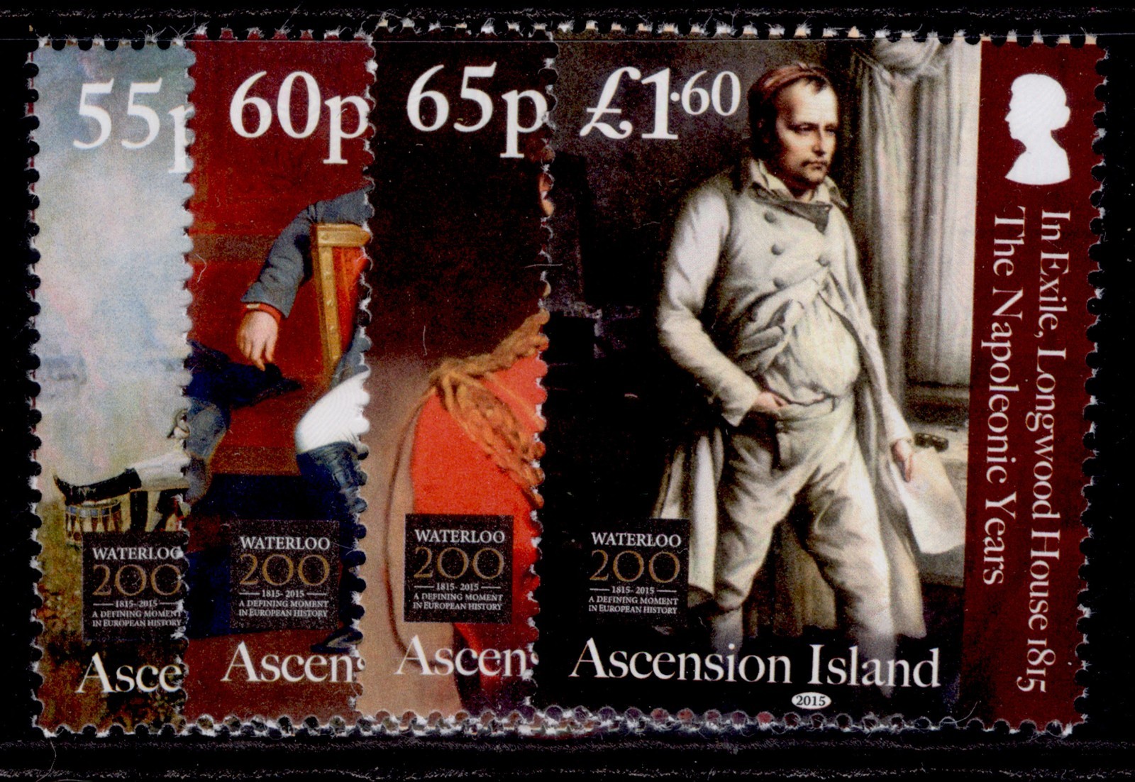 ASCENSION QEII SG1221-1224, 2015 settlement set, NH MINT. ASCENSION QEII SG1221-1224, 2015 settlement set, NH MINT.
