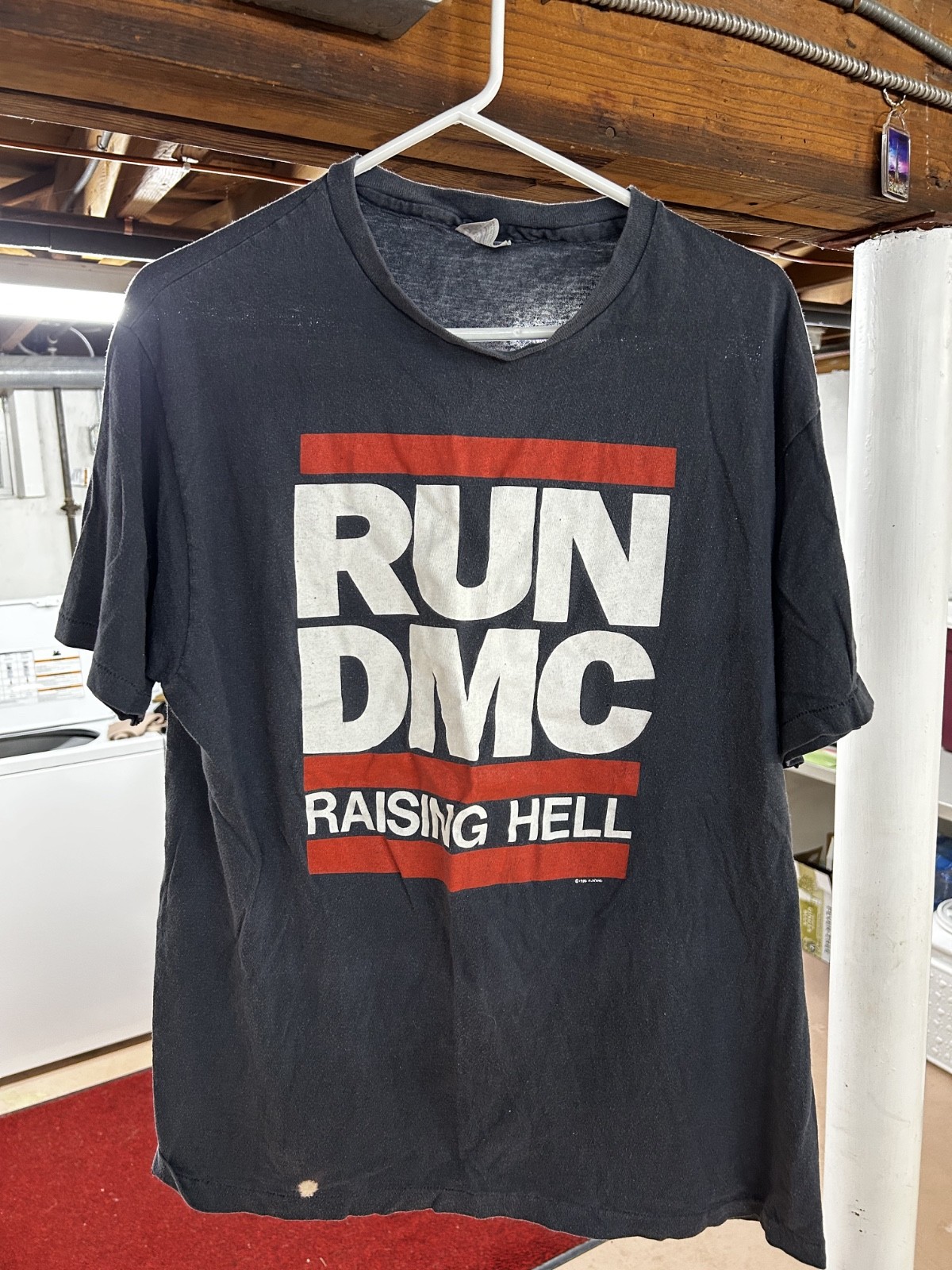 Vintage 1986 Run DMC Raising Hell Tour T-Shirt Single Stitch Size XL Def Jam Vintage 1986 Run DMC Raising Hell Tour T-Shirt Single Stitch Size XL Def Jam