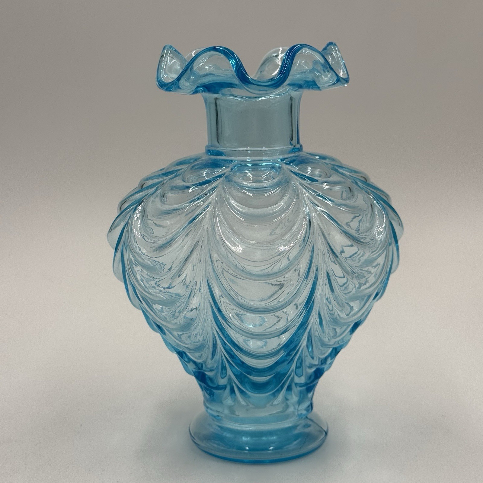 Fenton Blue Topaz Drapery Vintage 7 Fenton Blue Topaz Drapery Vintage 7