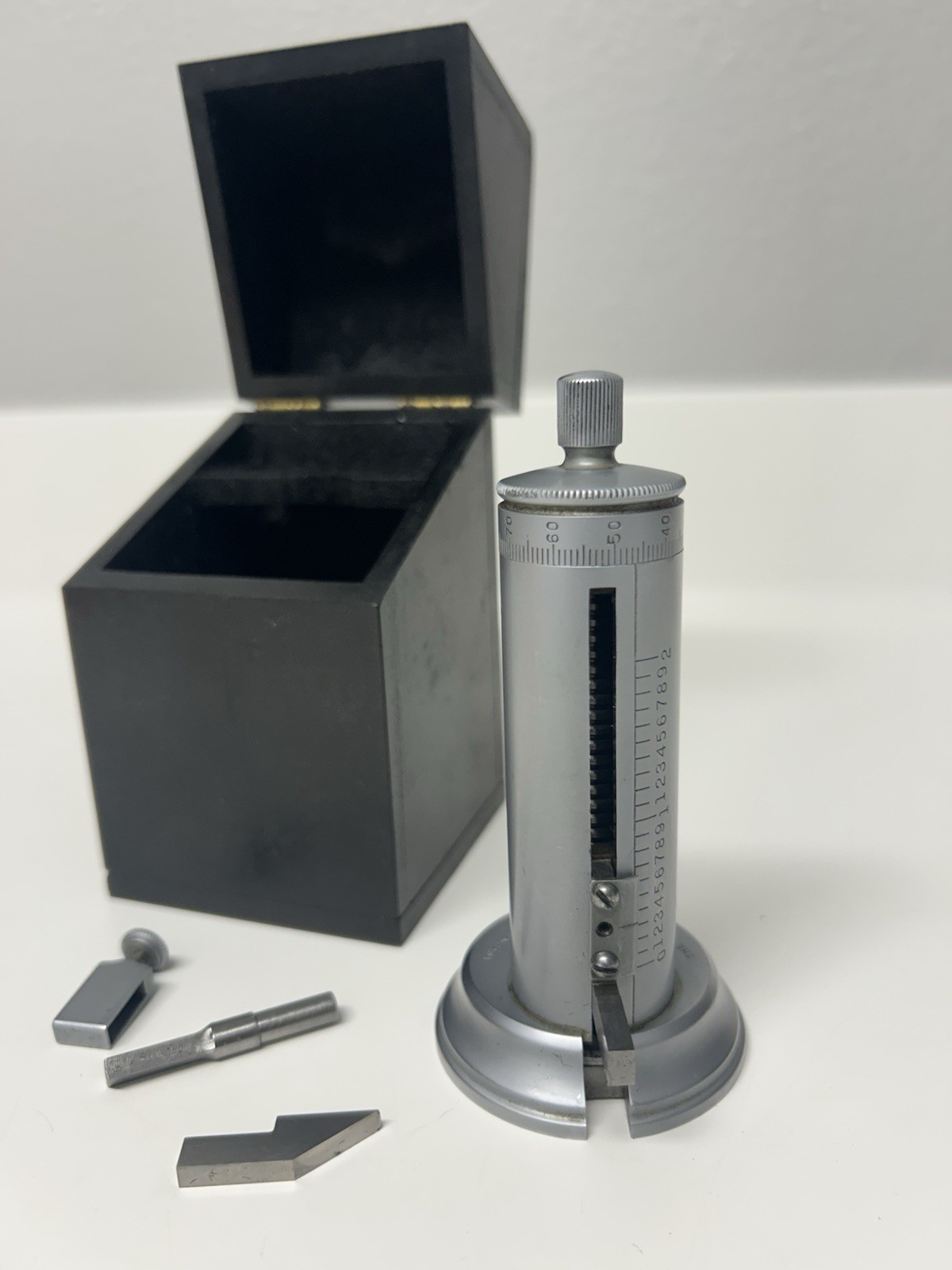 Vintage Greist Micro-Height Gage New Haven CT Pat No 2535881 Machinist Tool