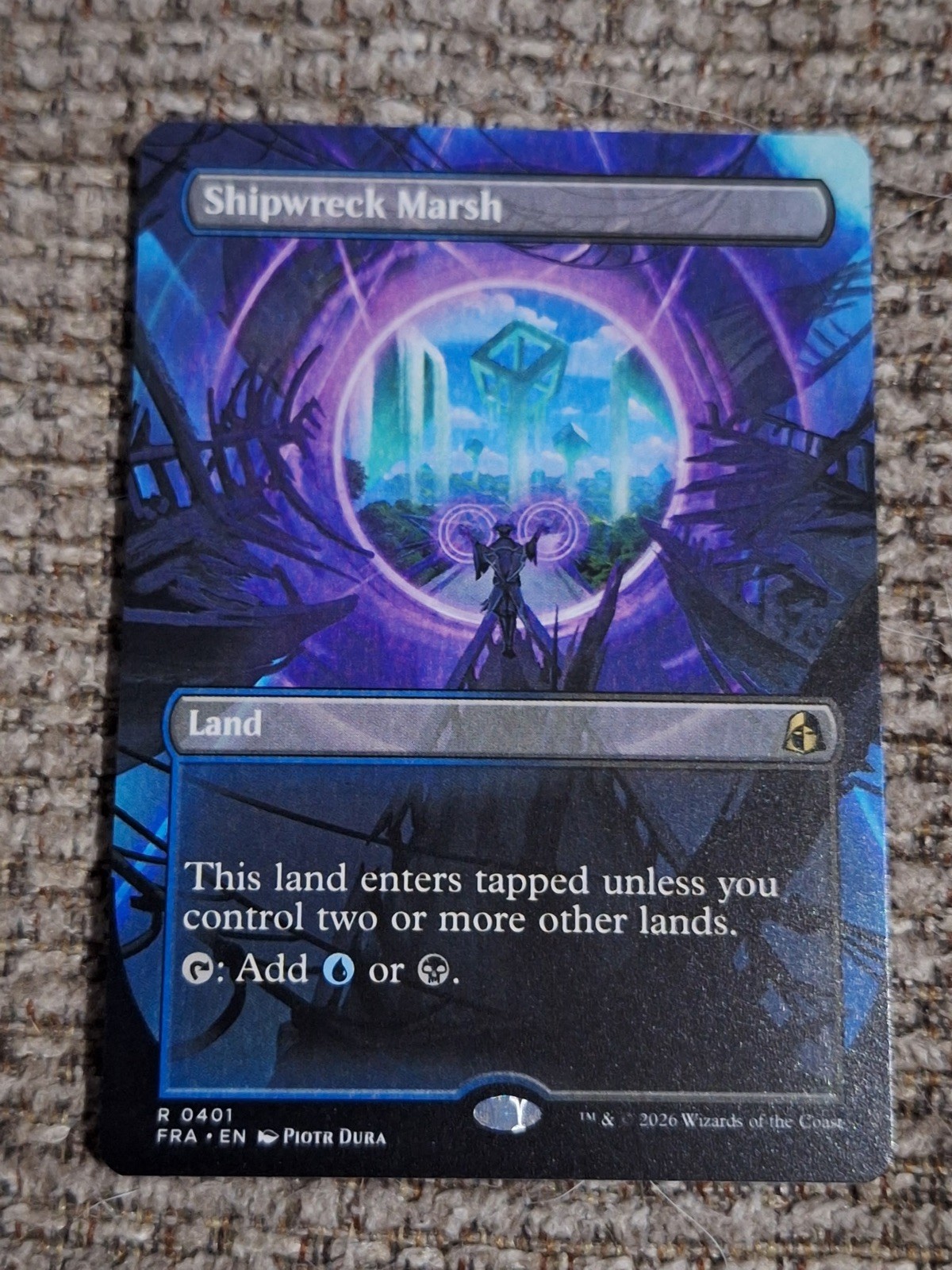 Shipwreck Marsh Borderless Reality Fracture 0401 MTG Nm Shipwreck Marsh Borderless Reality Fracture 0401 MTG Nm