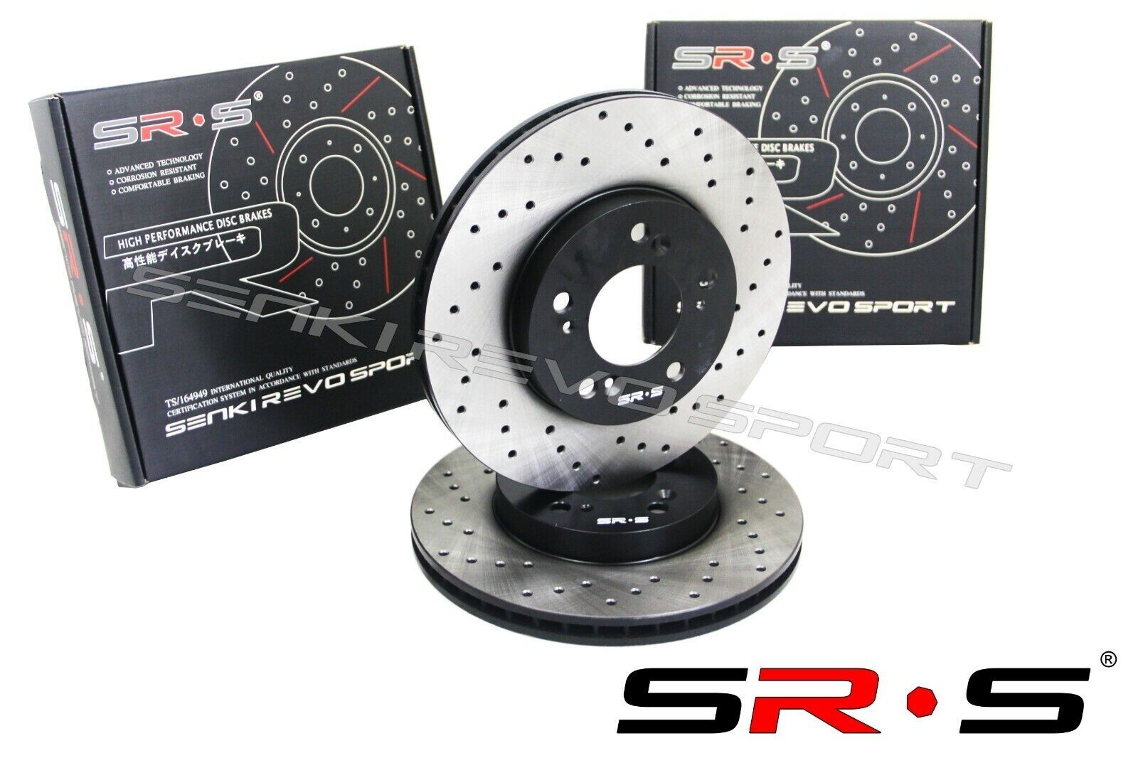 SRS Performance Front Brake Rotors FOR Honda 95-98 Odyssey 97-01 CRV NEW DRILL