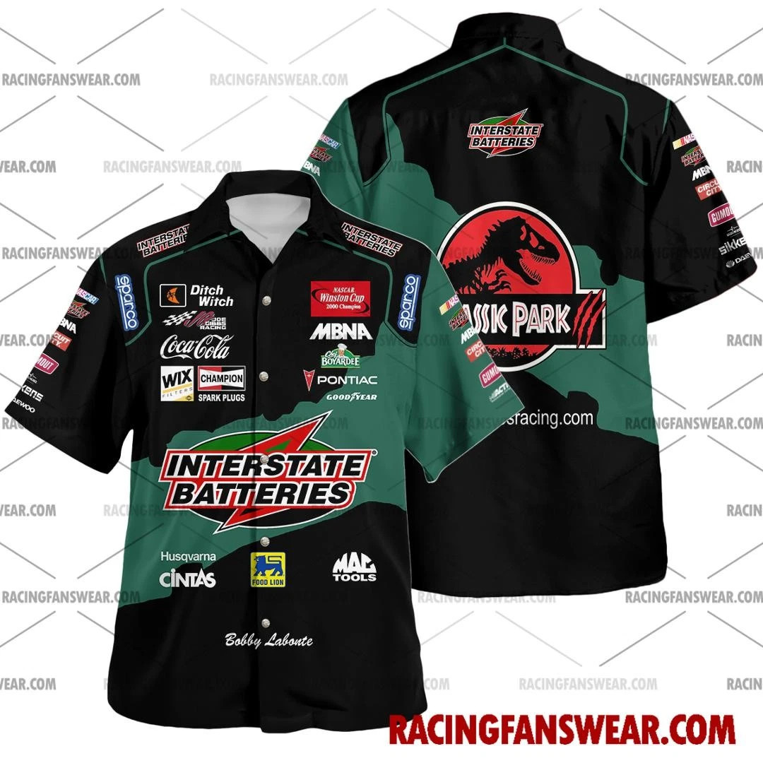 Bobby Labonte Nascar Racing 2001 Hawaiian Shirt for men