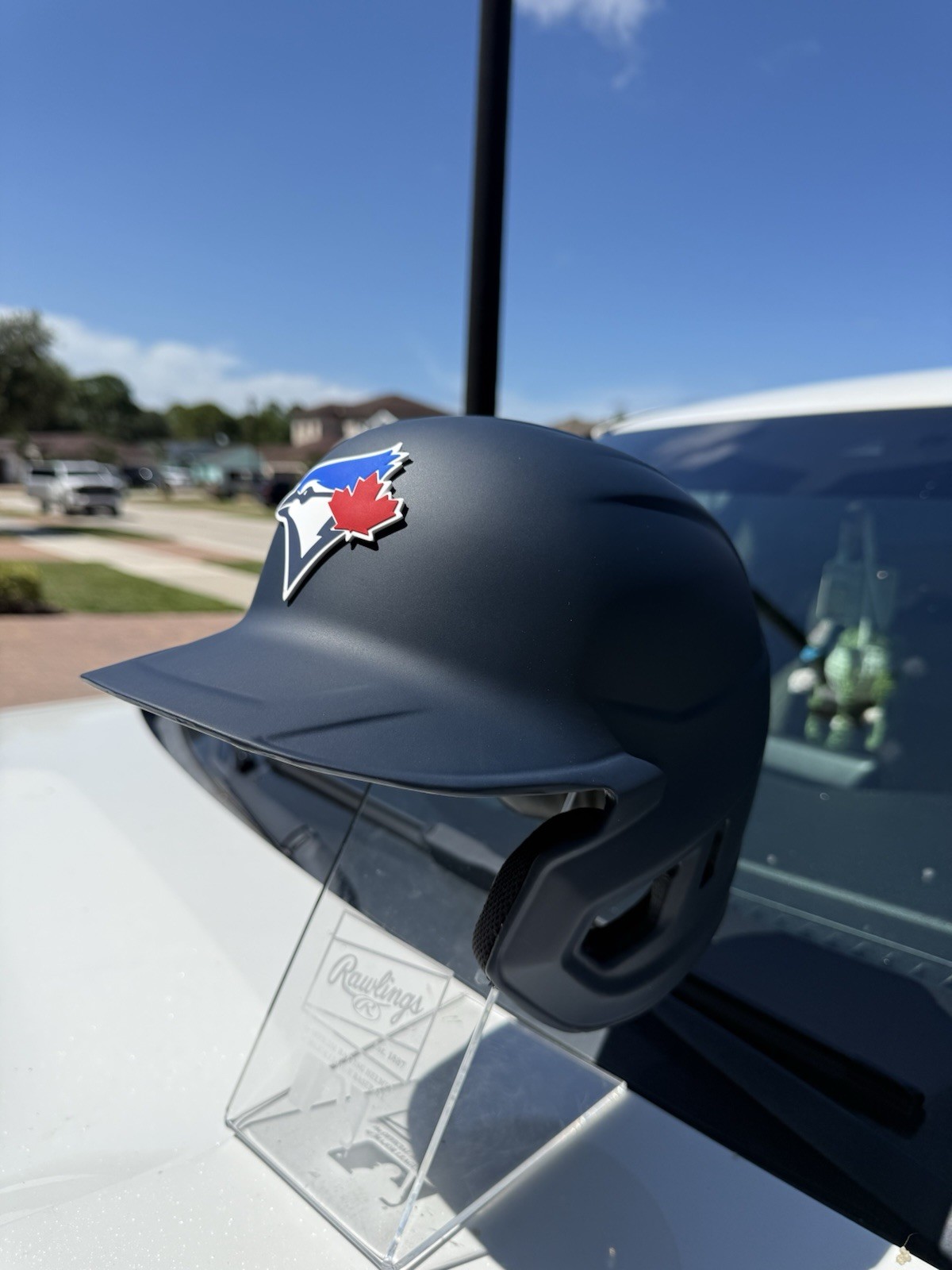 TORONTO BLUE JAYS GEORGE SPRINGER CUSTOM RAWLINGS MACH PRO CUSTOM HELMET