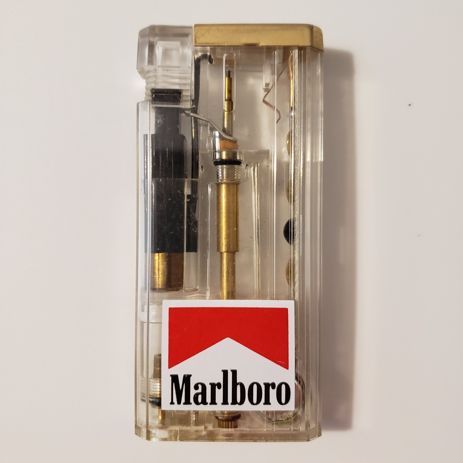 Vintage Marlboro Clear Translucent Plastic Butane Cigarette Lighter Untested Vintage Marlboro Clear Translucent Plastic Butane Cigarette Lighter Untested