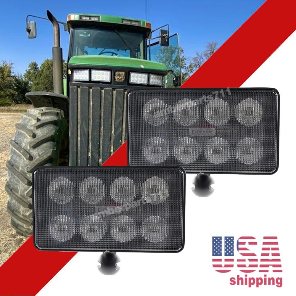 2xLED headlights For John Deere 7600 7700 7800 7610 7710 7810 8400 8410 tractors 2xLED headlights For John Deere 7600 7700 7800 7610 7710 7810 8400 8410 tractors