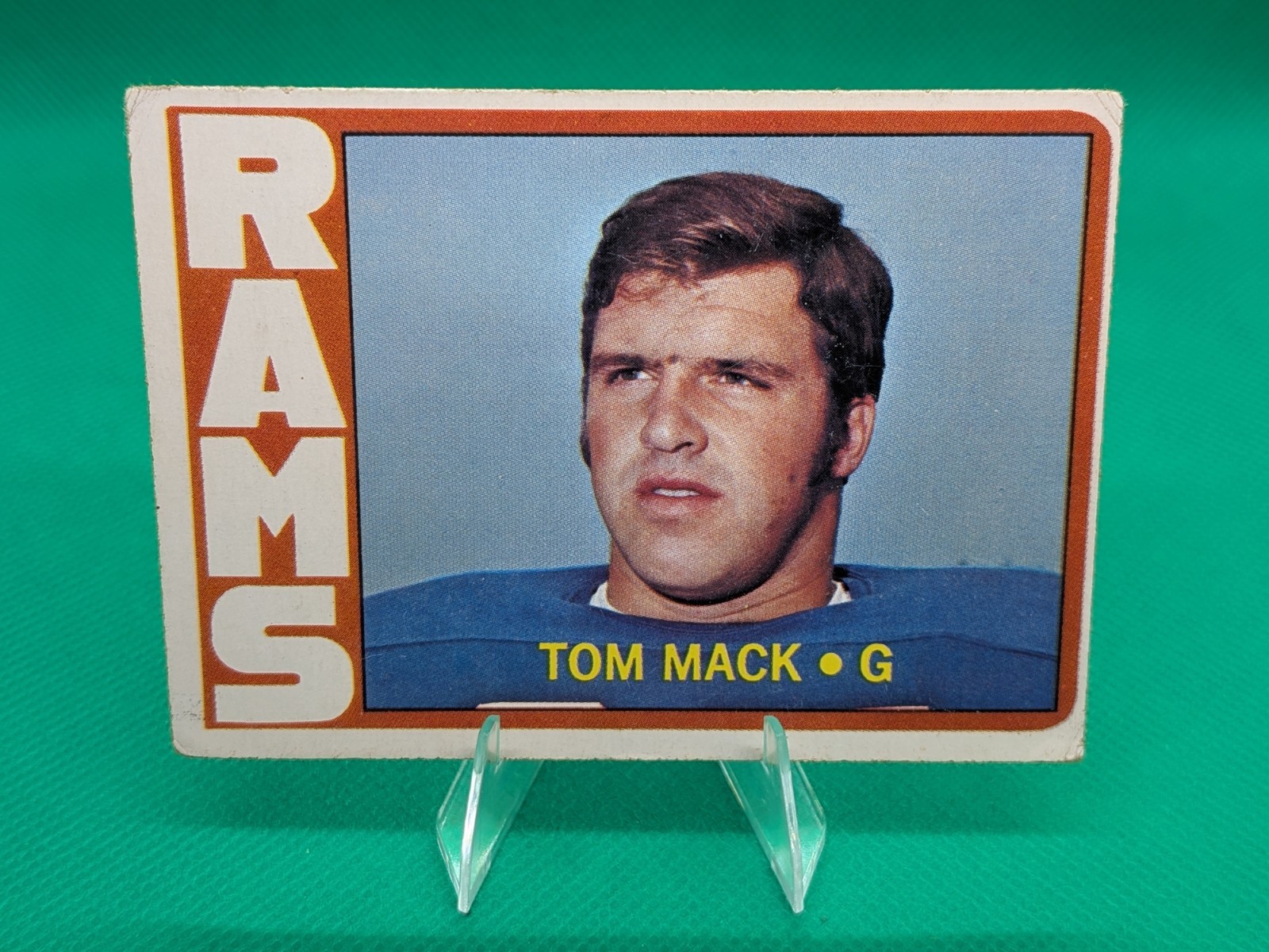 1972 Topps (High #) Tom Mack #337 - Los Angeles Rams *EX-NM* 1972 Topps (High #) Tom Mack #337 - Los Angeles Rams *EX-NM*