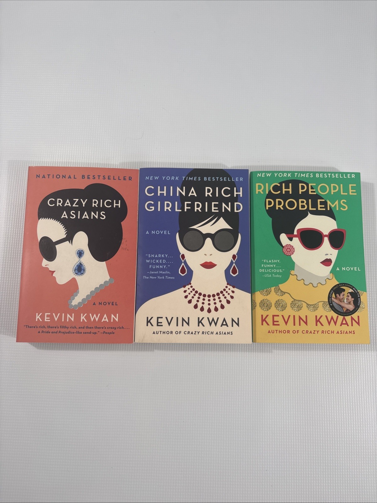 Kevin Kwan Crazy Rich Asians Trilogy Paperback Set 3 Books Very Good Complete