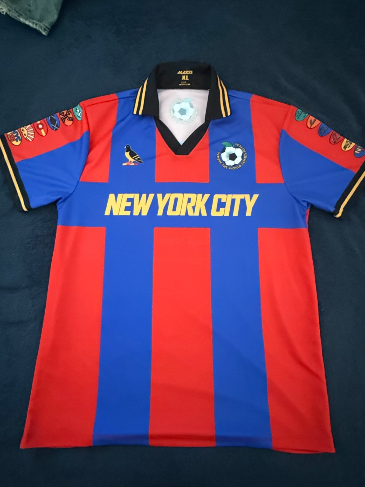 Zohran Mamdani Mazzi Sports NYC World Cup 2026 Jersey Size XL Soccer Football Zohran Mamdani Mazzi Sports NYC World Cup 2026 Jersey Size XL Soccer Football