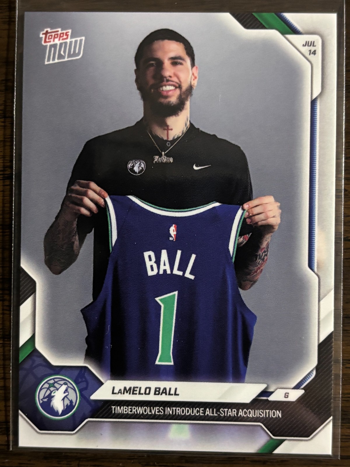 2026-27 Topps Now NBA #OS01 LaMelo Ball Minnesota Timberwolves