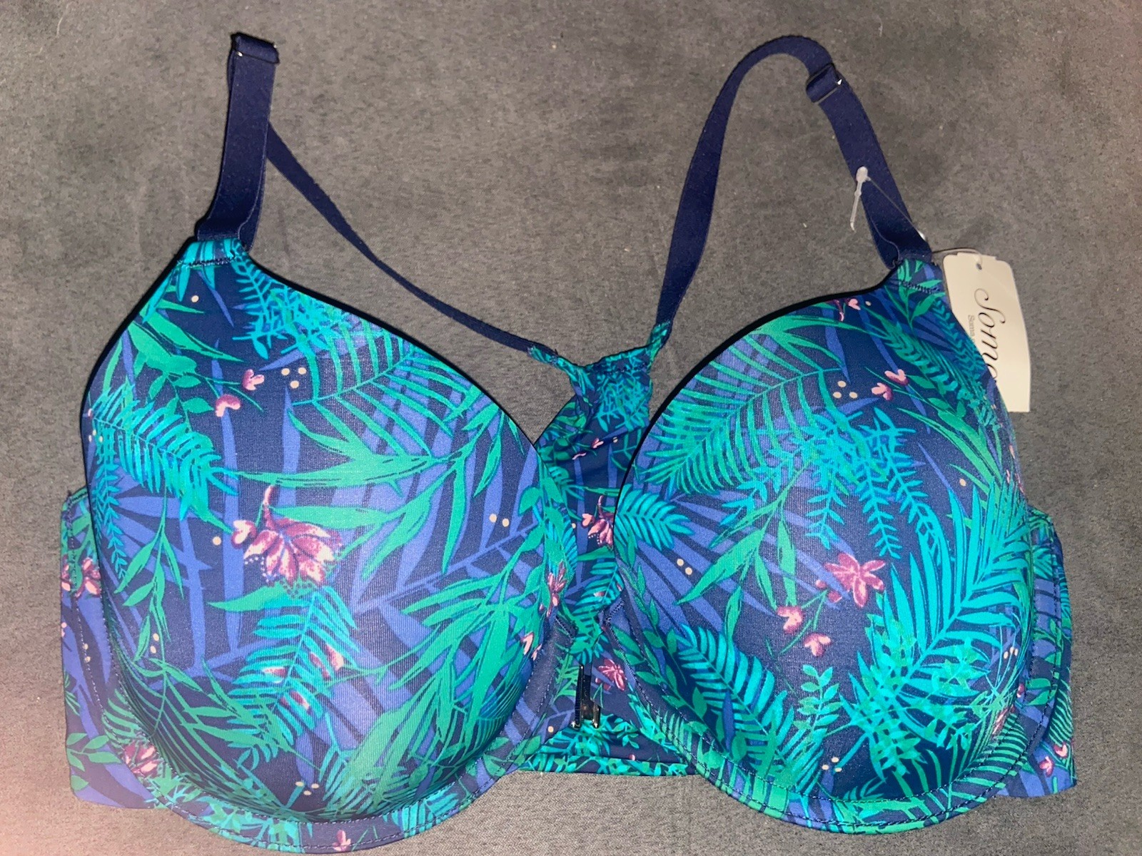 Soma MEMORABLE RACERBACK Amazon Palm Bra 34D Soma MEMORABLE RACERBACK Amazon Palm Bra 34D