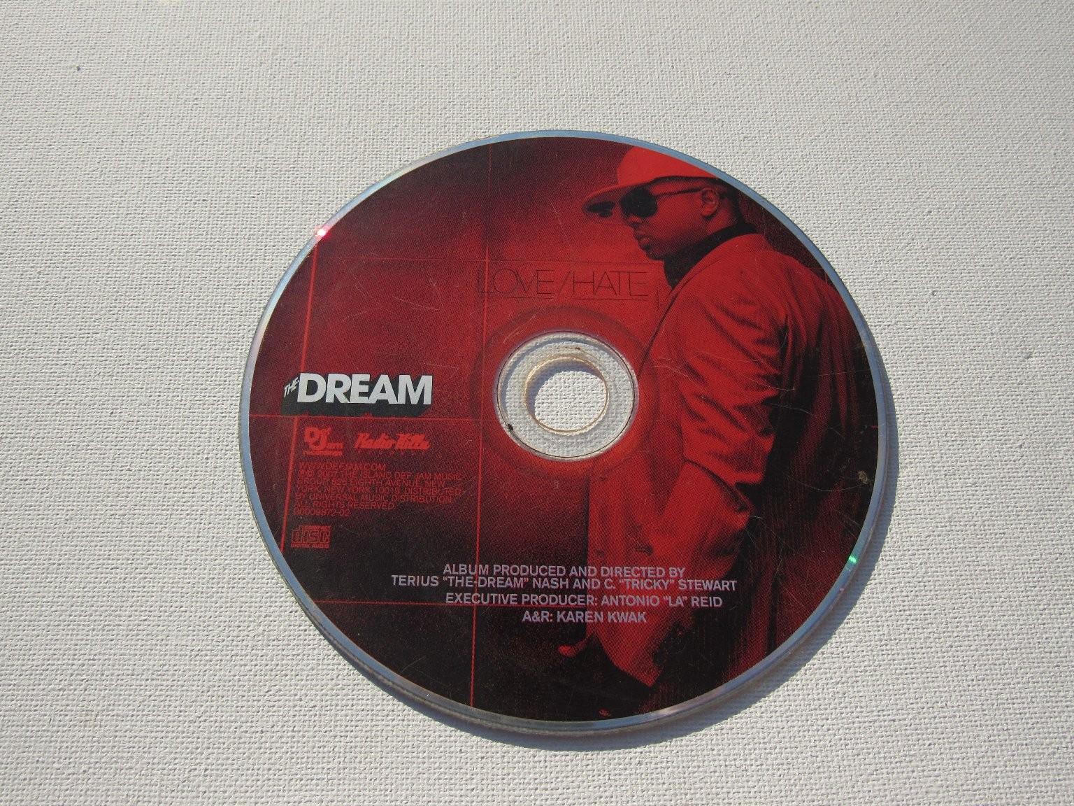 The-Dream – Love/Hate CD 2007 R&B Hip-Hop Def Jam The-Dream – Love/Hate CD 2007 R&B Hip-Hop Def Jam