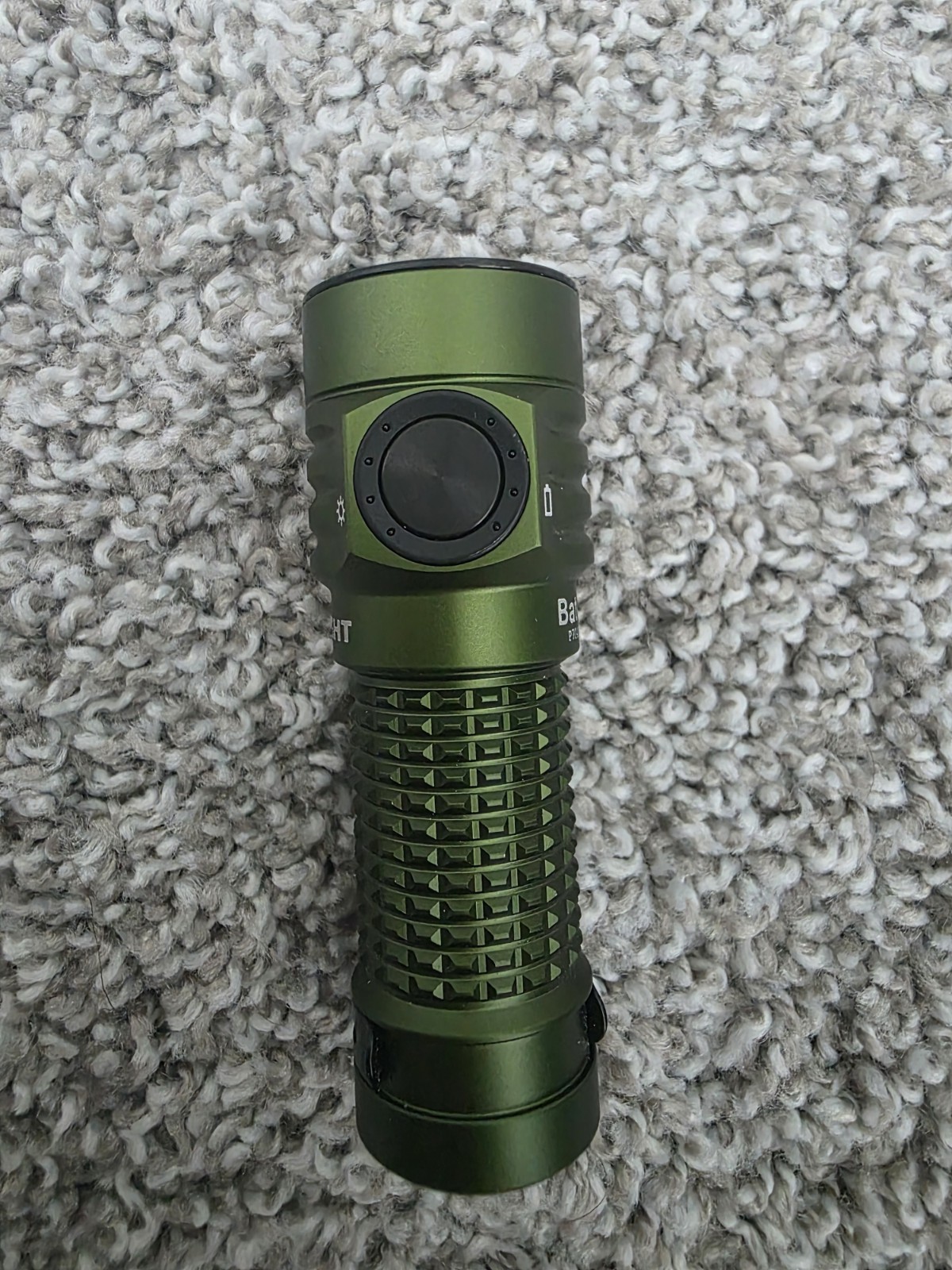 Olight Baton Turbo Green Flashlight Compact EDC Used Olight Baton Turbo Green Flashlight Compact EDC Used