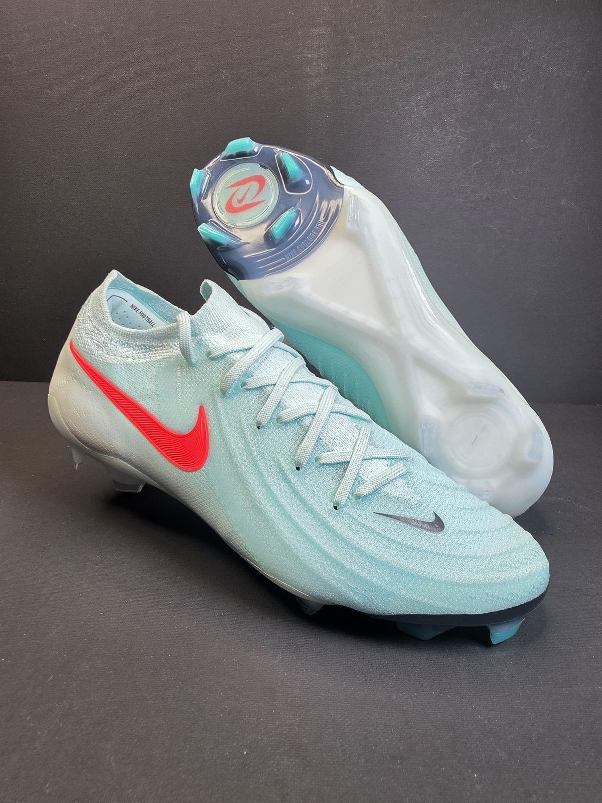 Nike Phantom GX II Elite FG Mens Soccer Cleats Size 6.5/Womens Size 8 Mint Green