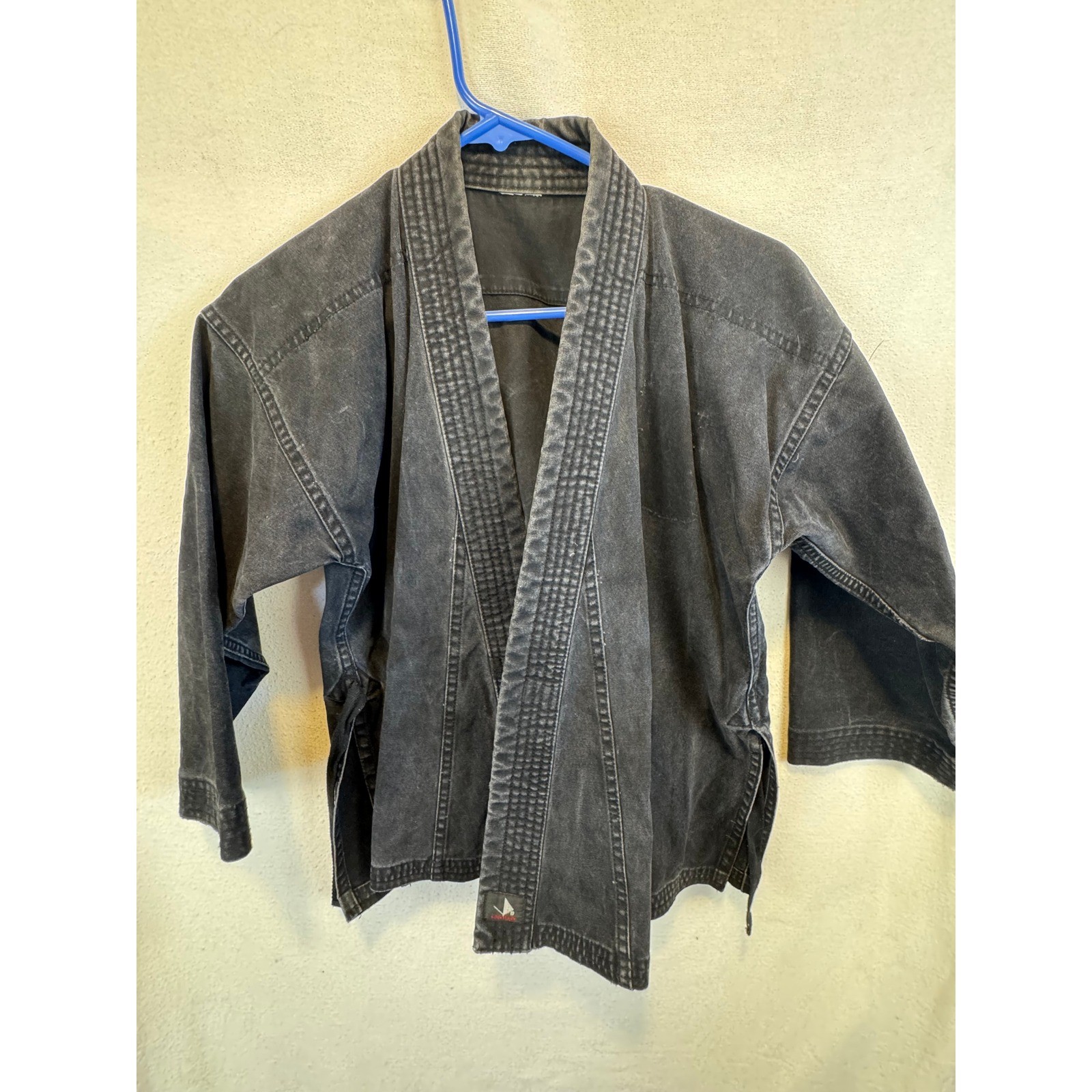 VTG Century Karate Gi Jacket Black James Lee's Karate School Graphic Kids Canvas VTG Century Karate Gi Jacket Black James Lee's Karate School Graphic Kids Canvas