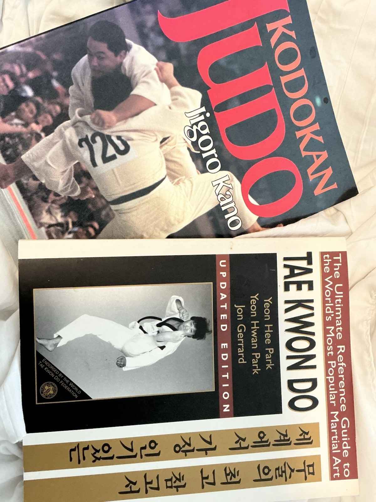 Vintage Kodokan Judo and Tae Kwon Do Book Lot of 2 Japanese Korean Martial Arts Vintage Kodokan Judo and Tae Kwon Do Book Lot of 2 Japanese Korean Martial Arts