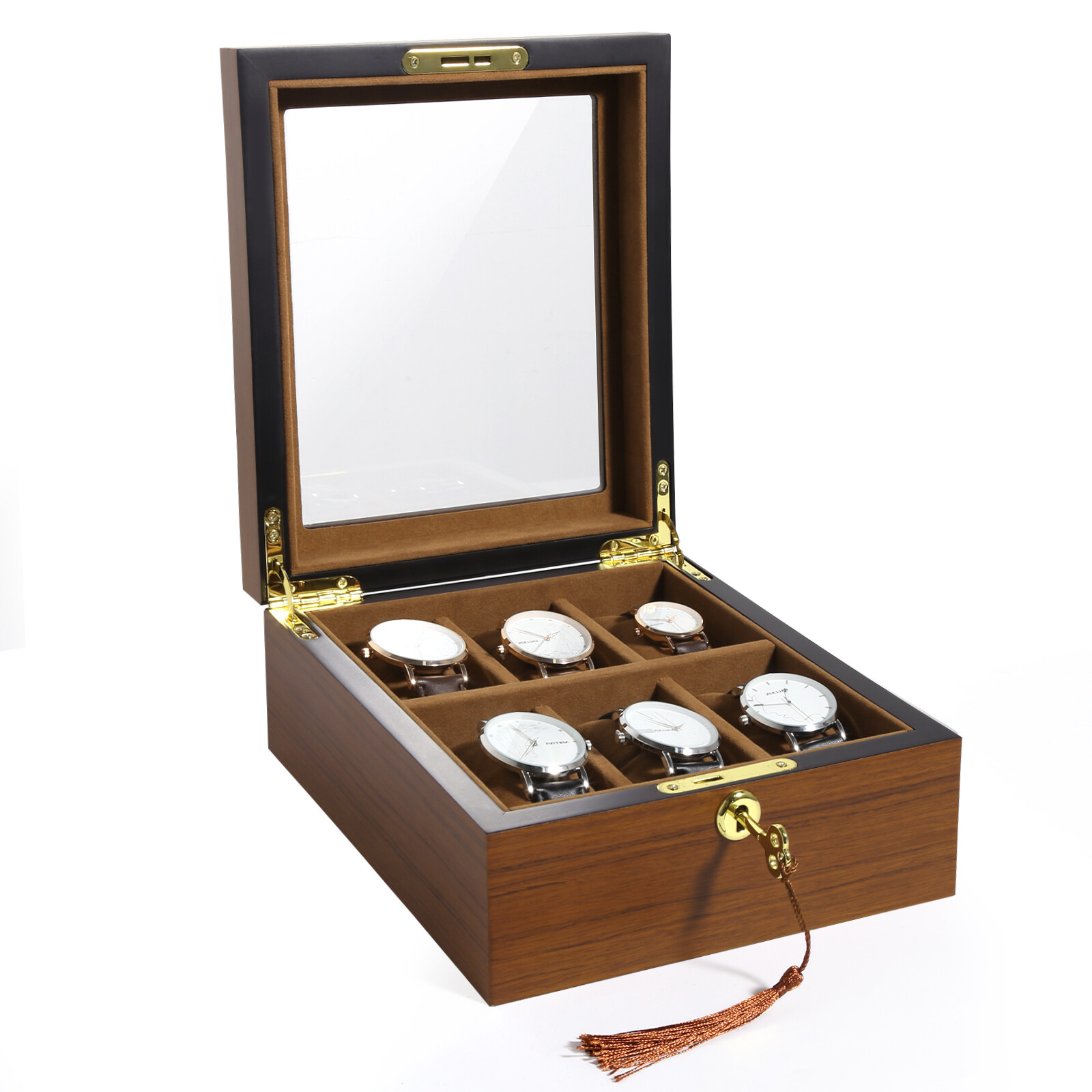 2/3/6/10/12/24 Slots Watch Box Watch Case Watch Display Case Luxury Organizer