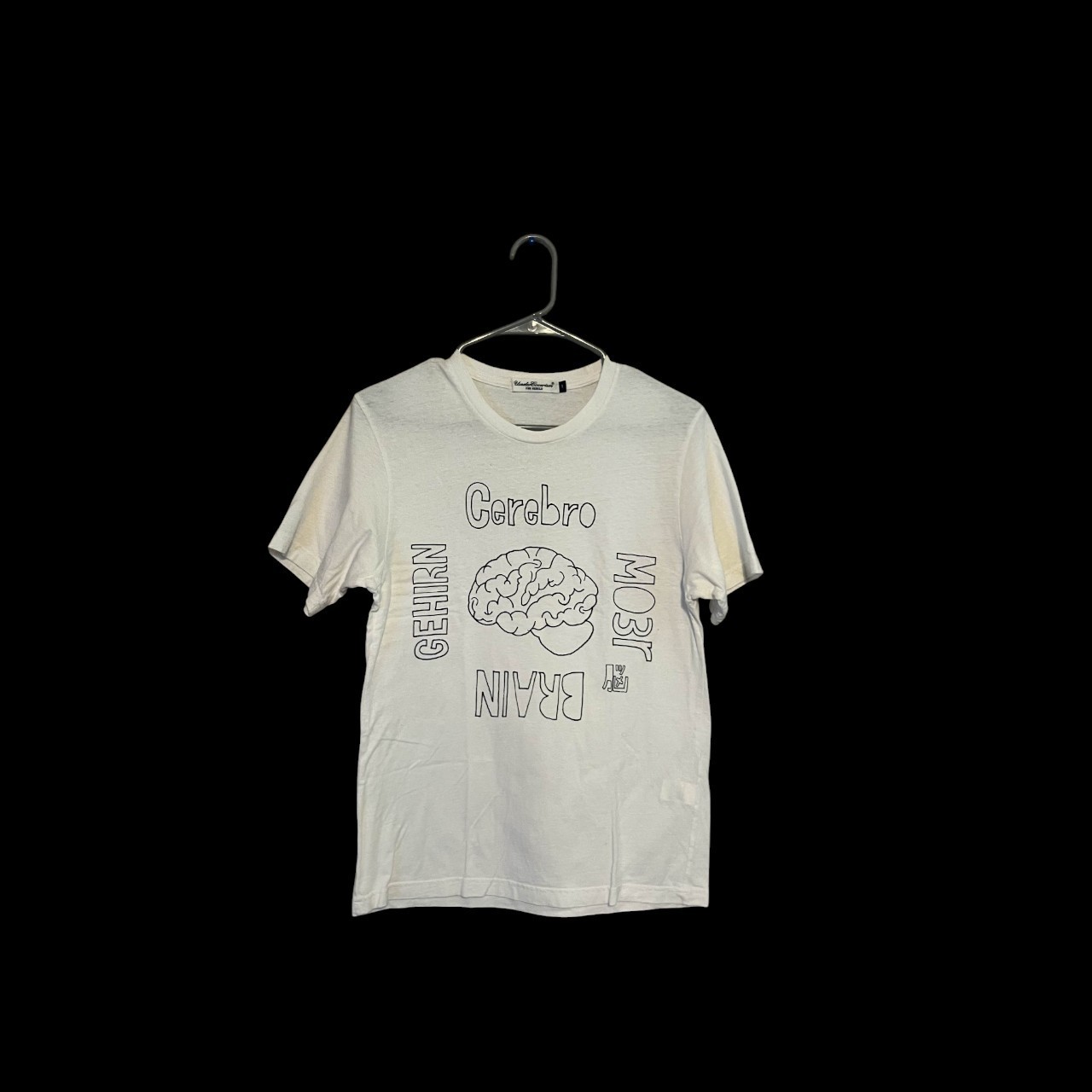 Undercover White Dead Brain Tee Undercover White Dead Brain Tee