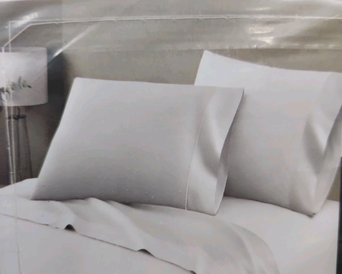 NEW Lane Linen 100% Egyptian Cotton KING Sheet Set, 4 Piece Set. White NEW Lane Linen 100% Egyptian Cotton KING Sheet Set, 4 Piece Set. White