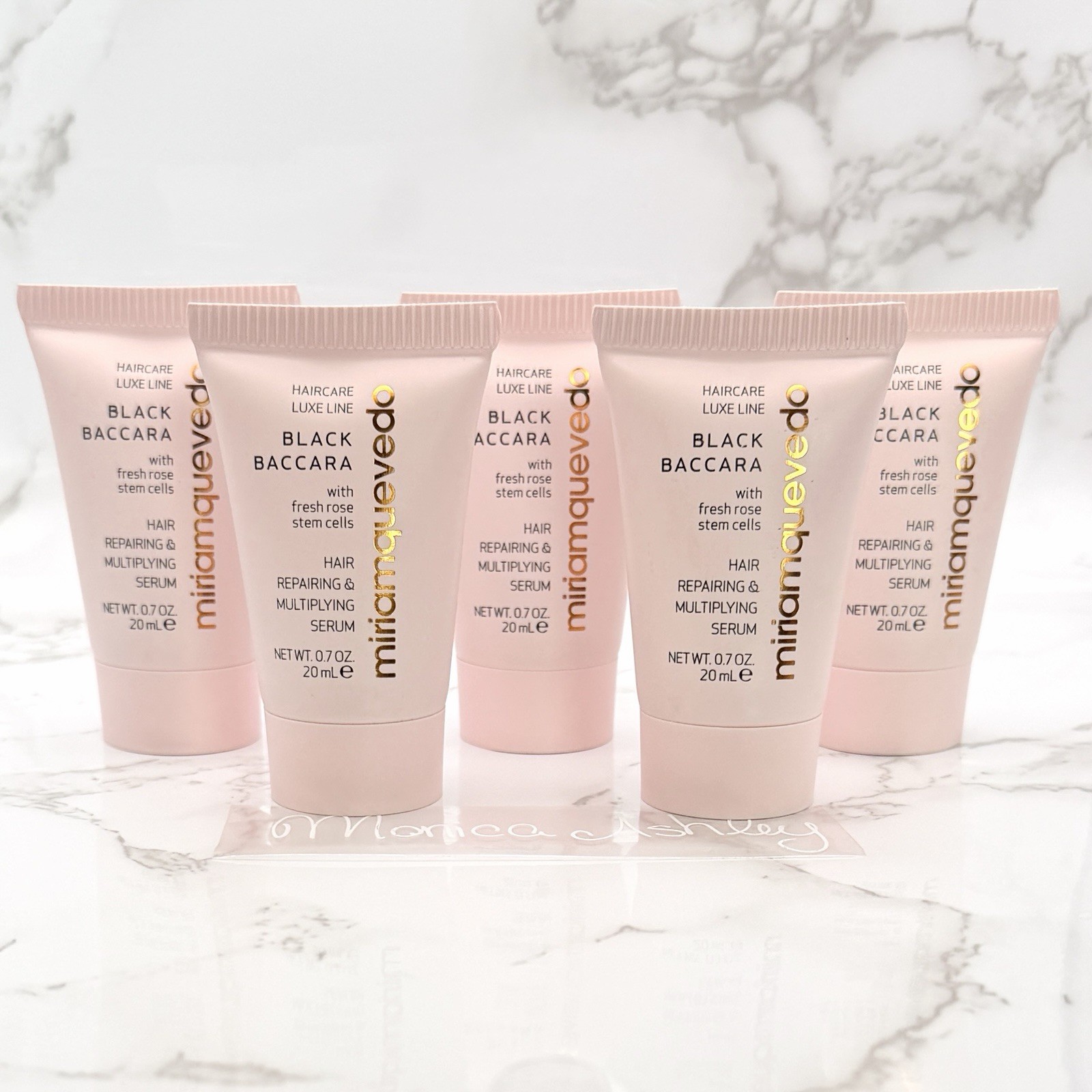 5X Miriam Quevedo Black Baccara Hair Repair Serum (100ml Total) Travel New