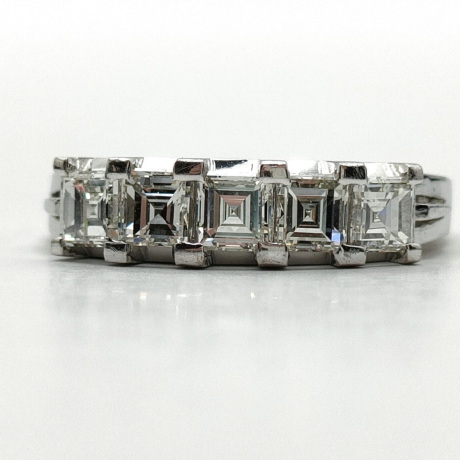 Jewelry Ring Natural Diamond 1.1ct Platinum 4532469