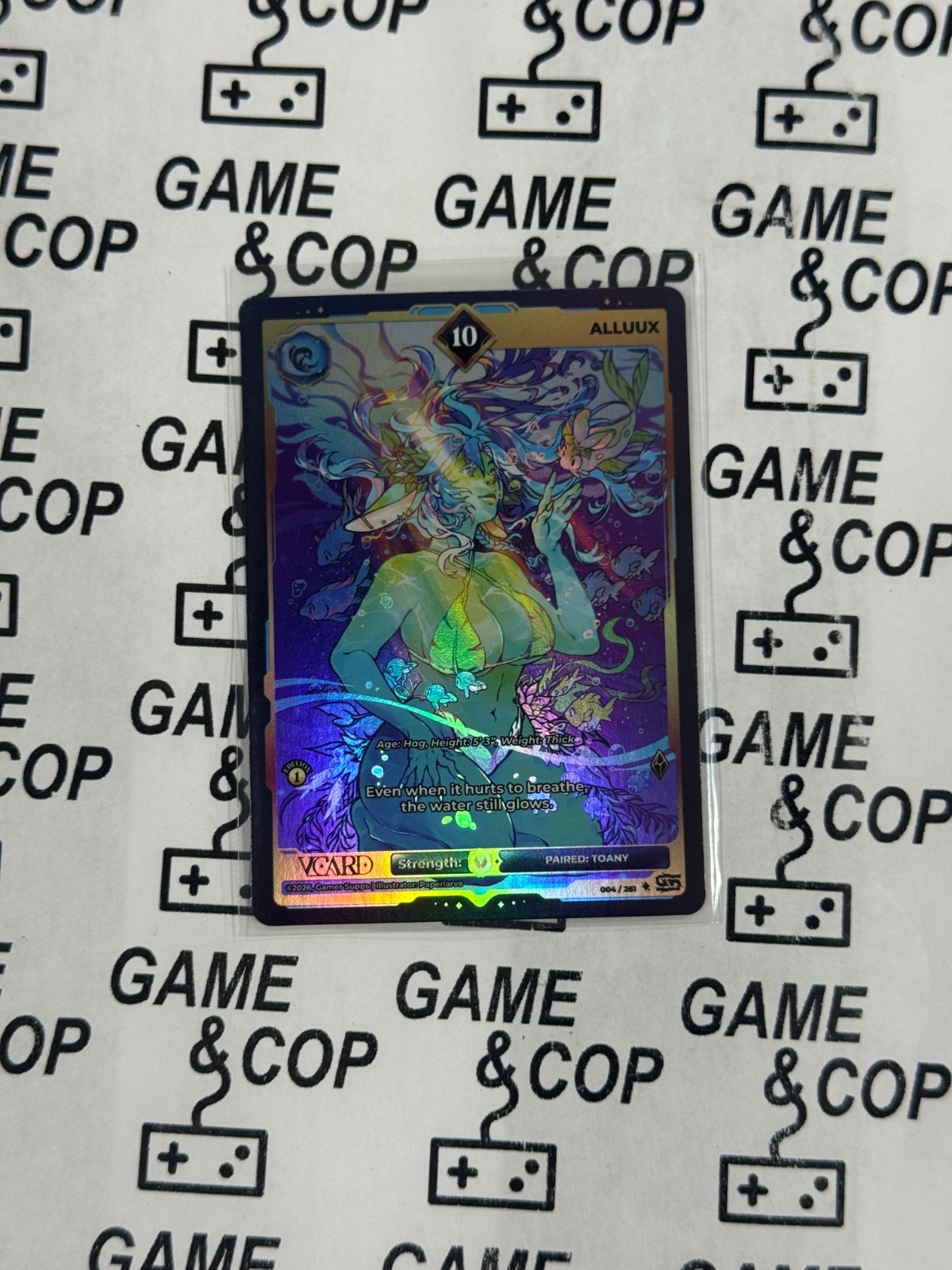VCARD BOX TOPPERS - FRACTURED PARADOX - SLEEVED TALENTS (PL10) 1ST EDITION